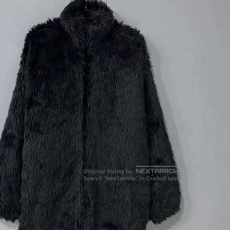 Balenciaga Balenciaga Heavy Fur Zip Coat . Size US M / EU 48-50 / 2 - 2 Thumbnail