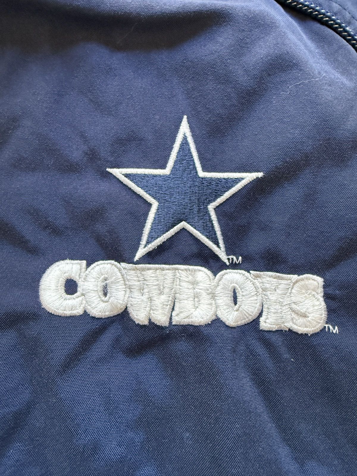 Nike Vintage 90s Nike Dallas Cowboys Puffer Jacket Coat Size US XXL / EU 58 / 5 - 4 Thumbnail