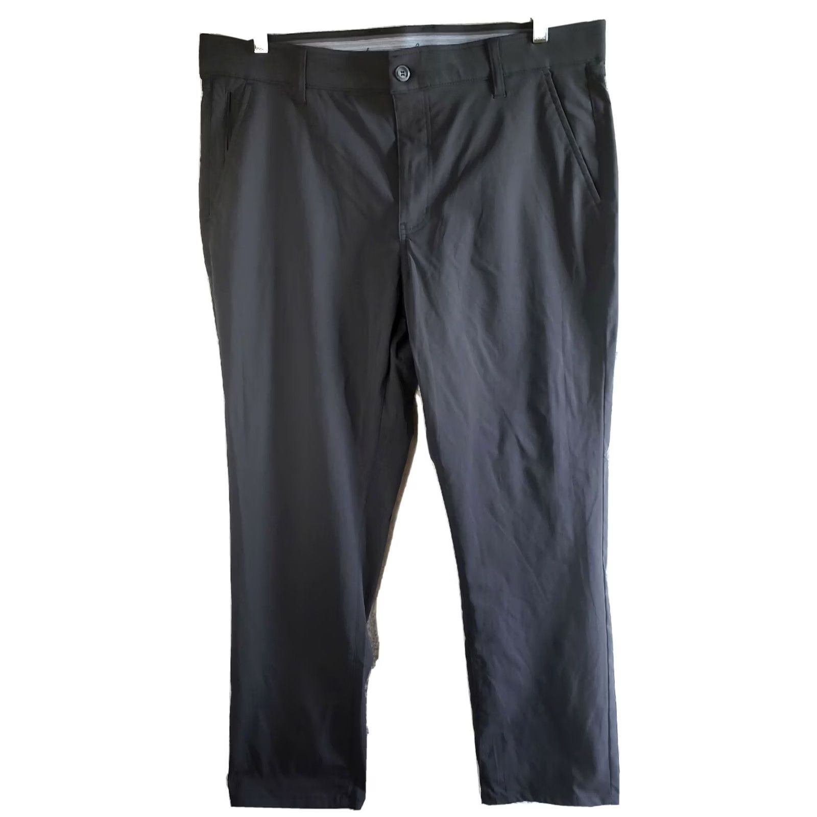 Weatherproof Weatherproof Vintage Pants Mens 36x30 Gray Nylon Spandex Straight Leg 5-Pocket Chino Outdoors Sun Decade? Size US 36 / EU 52 - 2 Thumbnail