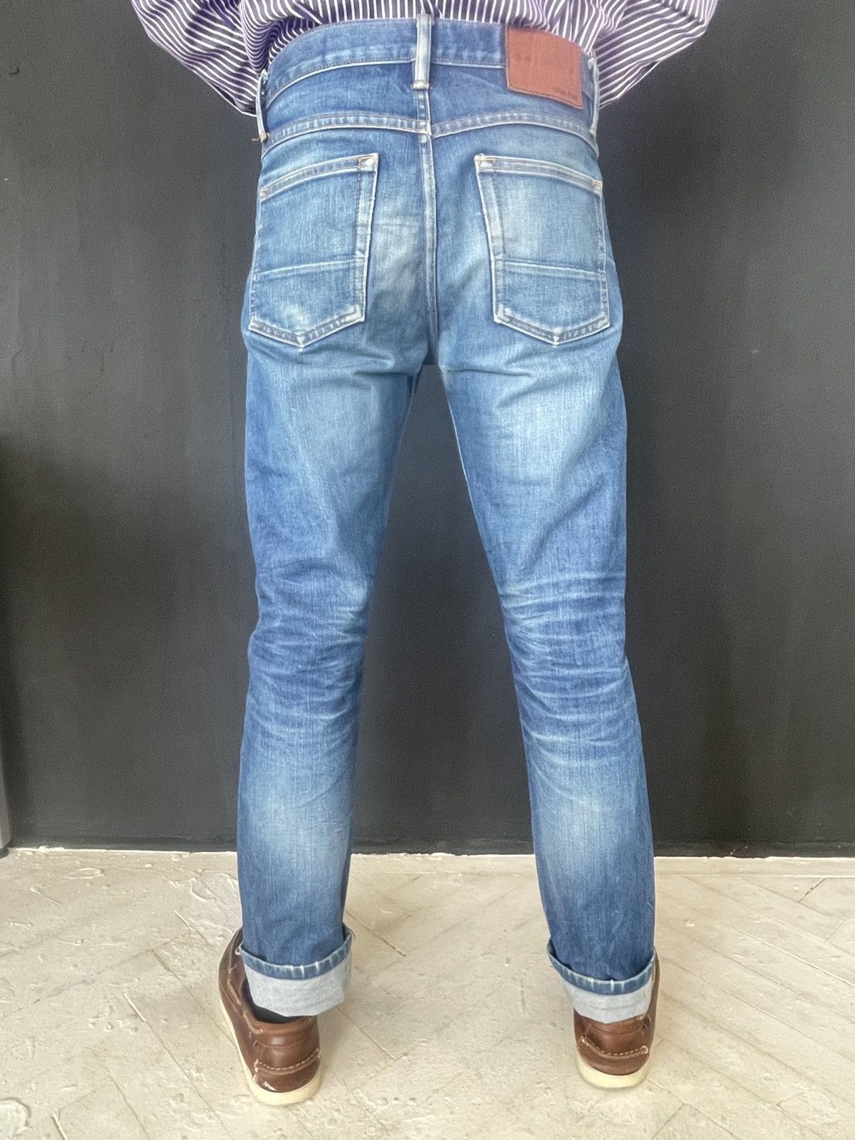 Gustin Gustin Selvedge Denim Jeans Natural Fade USA size 30 Size US 30 / EU 46 - 13 Thumbnail