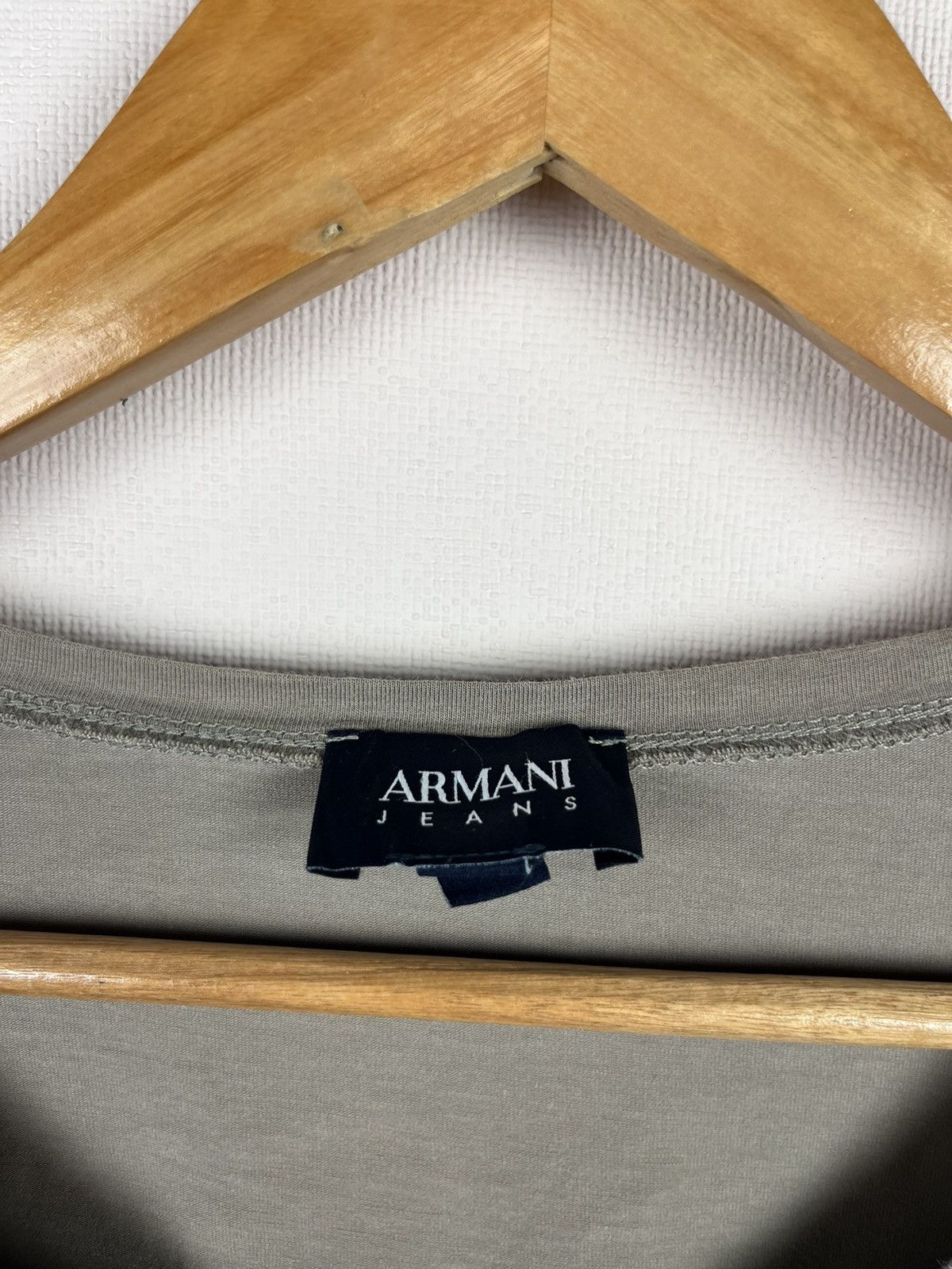 Armani ARMANI JEANS Big Logo AJ Embroidered long sleeve t shirt Size US S / EU 44-46 / 1 - 4 Thumbnail