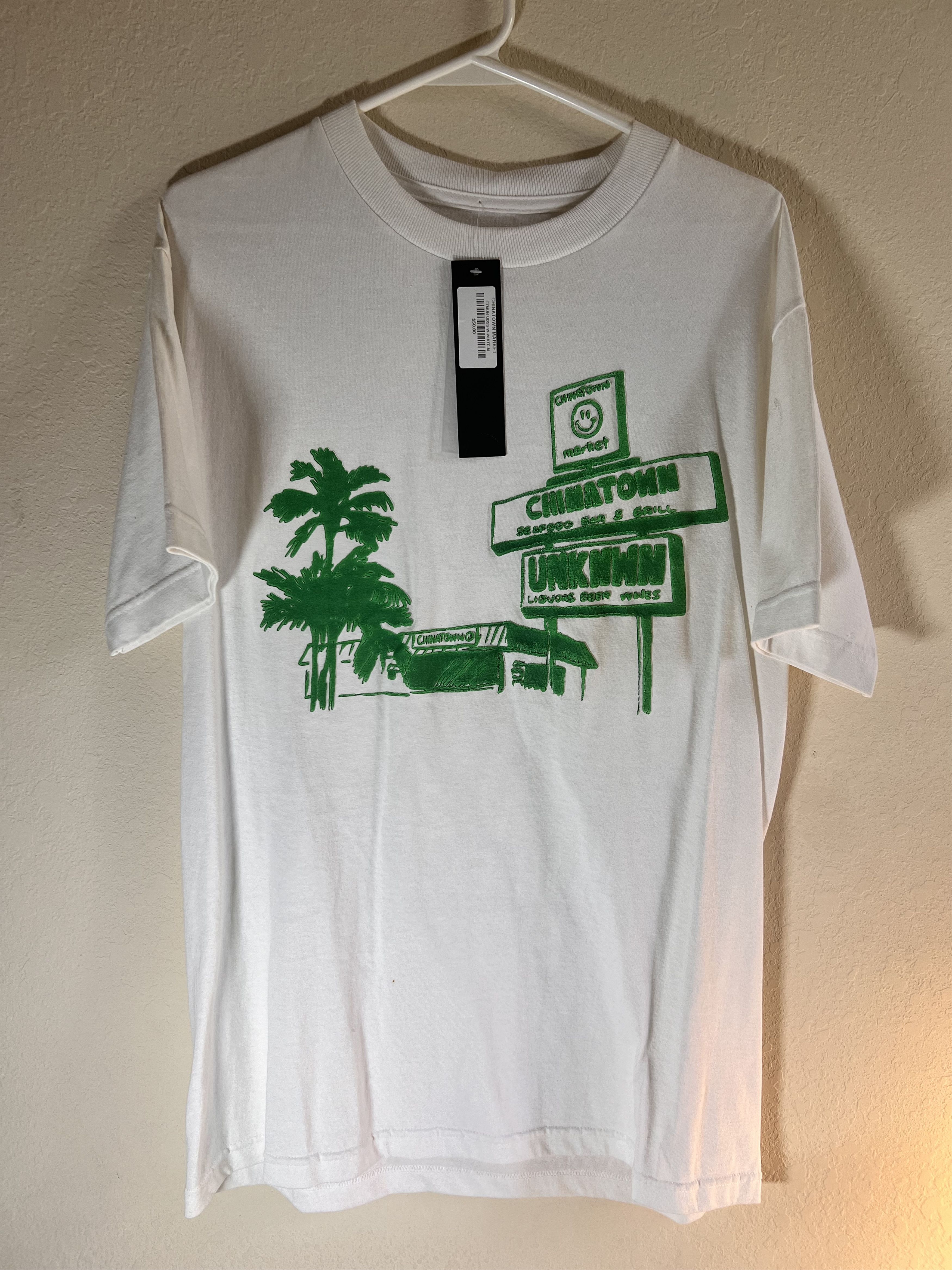 Market UNKWN X Chinatown Market Shirt Green Size US M / EU 48-50 / 2 - 1 Thumbnail