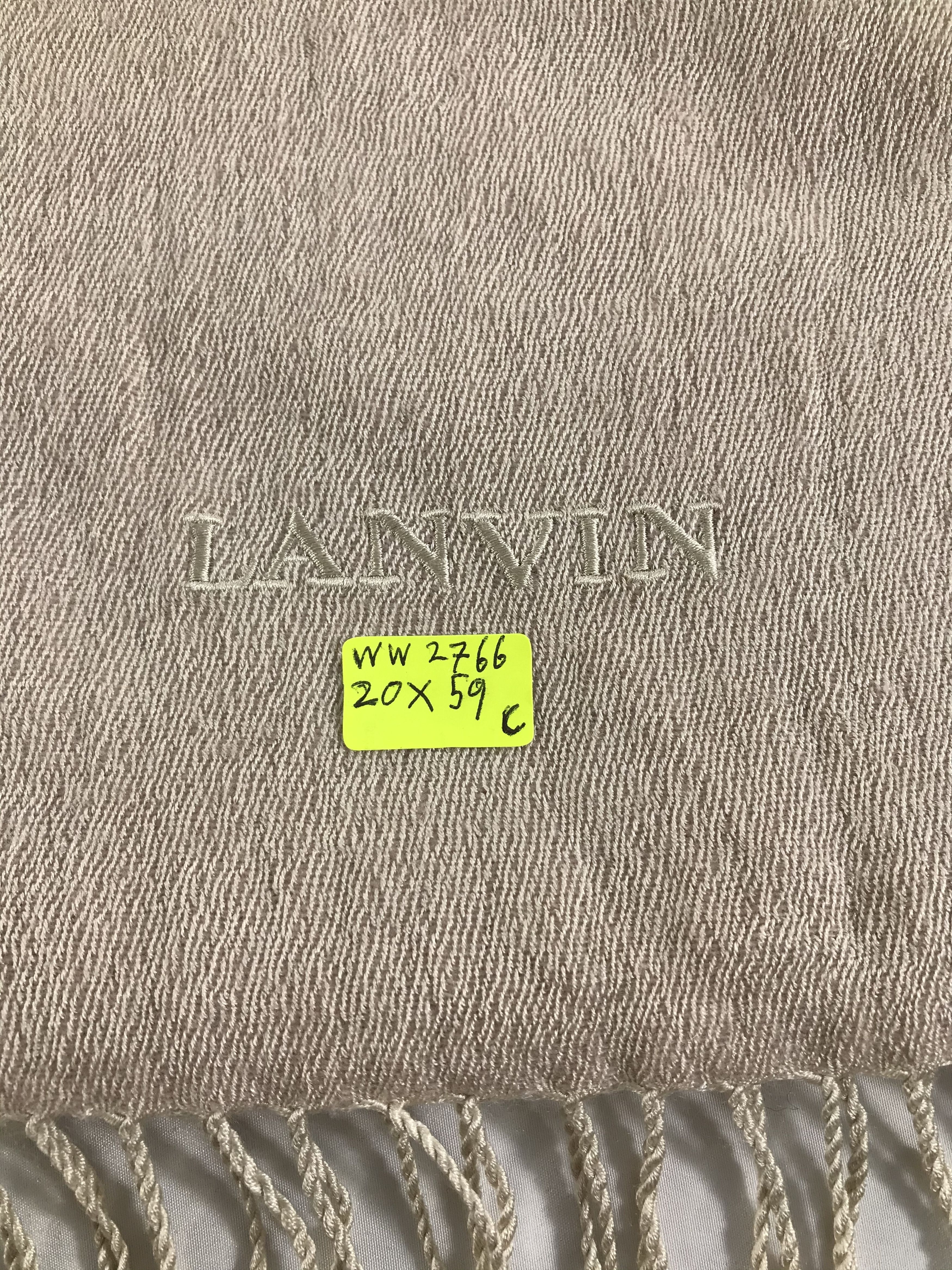 Lanvin × Vintage Lanvin Scarf / Muffler / Neckwear - WW2766 Size ONE SIZE - 4 Thumbnail