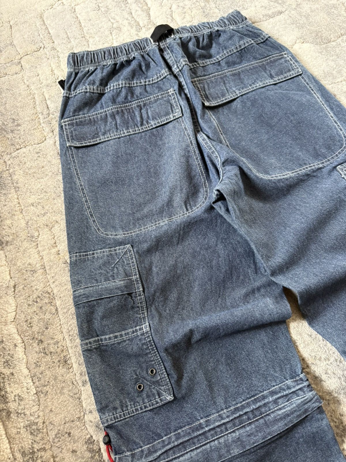 Airwalk 2000s Airwalk Detachable Baggy Heavy Weight Cargo Jeans Size US 32 / EU 48 - 15 Thumbnail