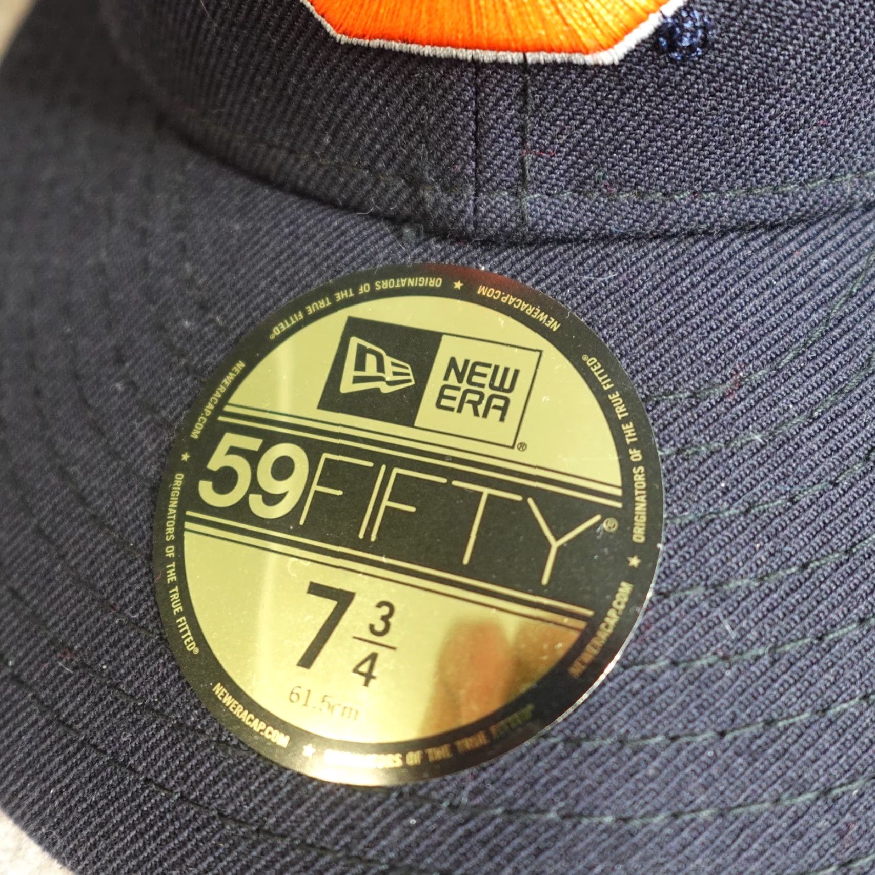 New Era New Era Syracuse Hat 7 3/4 Blue Wool Fitted Mens Baseball Cap 100% Wool 59FIFTY 7 3/4 Blue Size ONE SIZE - 2 Thumbnail