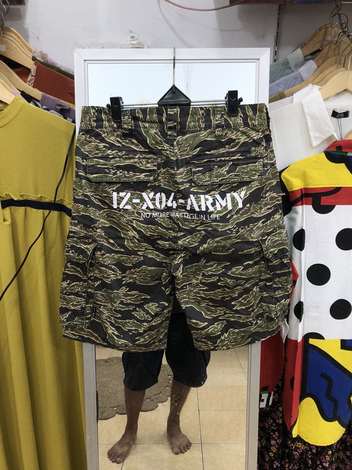 Neighborhood Izzue IZ-X04-Army Camo Cargo Short Size US 32 / EU 48 - 4 Thumbnail