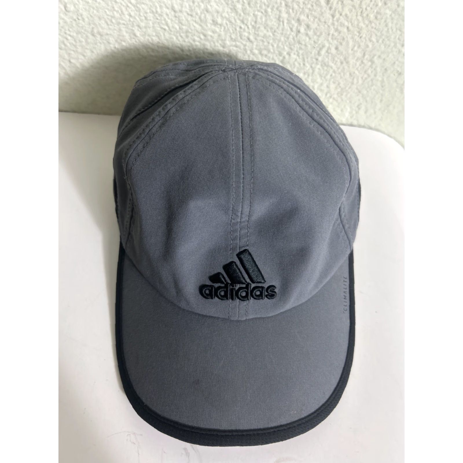 Adidas Adidas Baseball Cap Men Hat Adjustable Black Climalite Sport Cap Size ONE SIZE - 4 Thumbnail