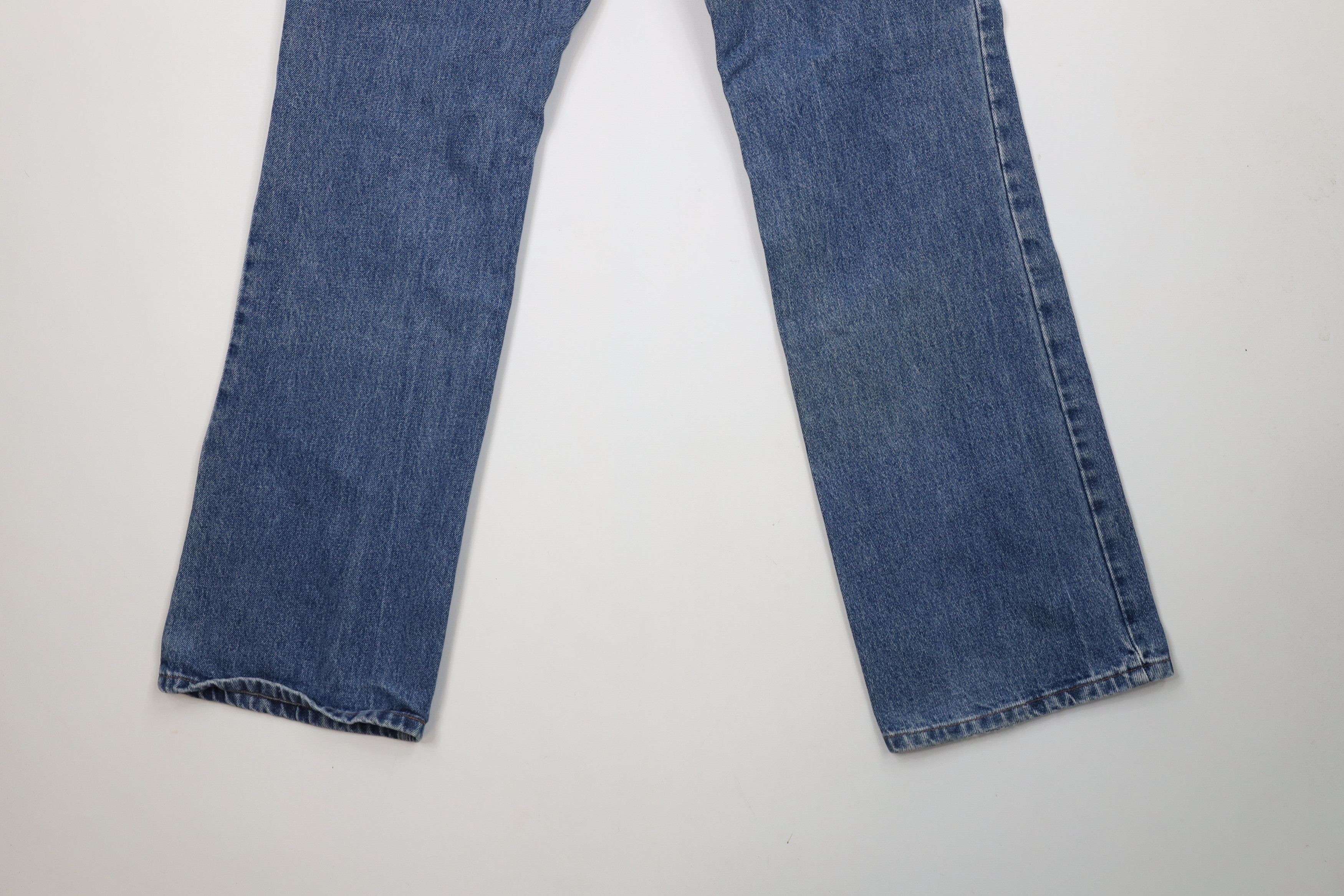 Harley Davidson × Vintage Vintage Harley Davidson Wide Leg Denim Jeans Blue Cotton Size 32" / US 10 / IT 46 - 14 Thumbnail