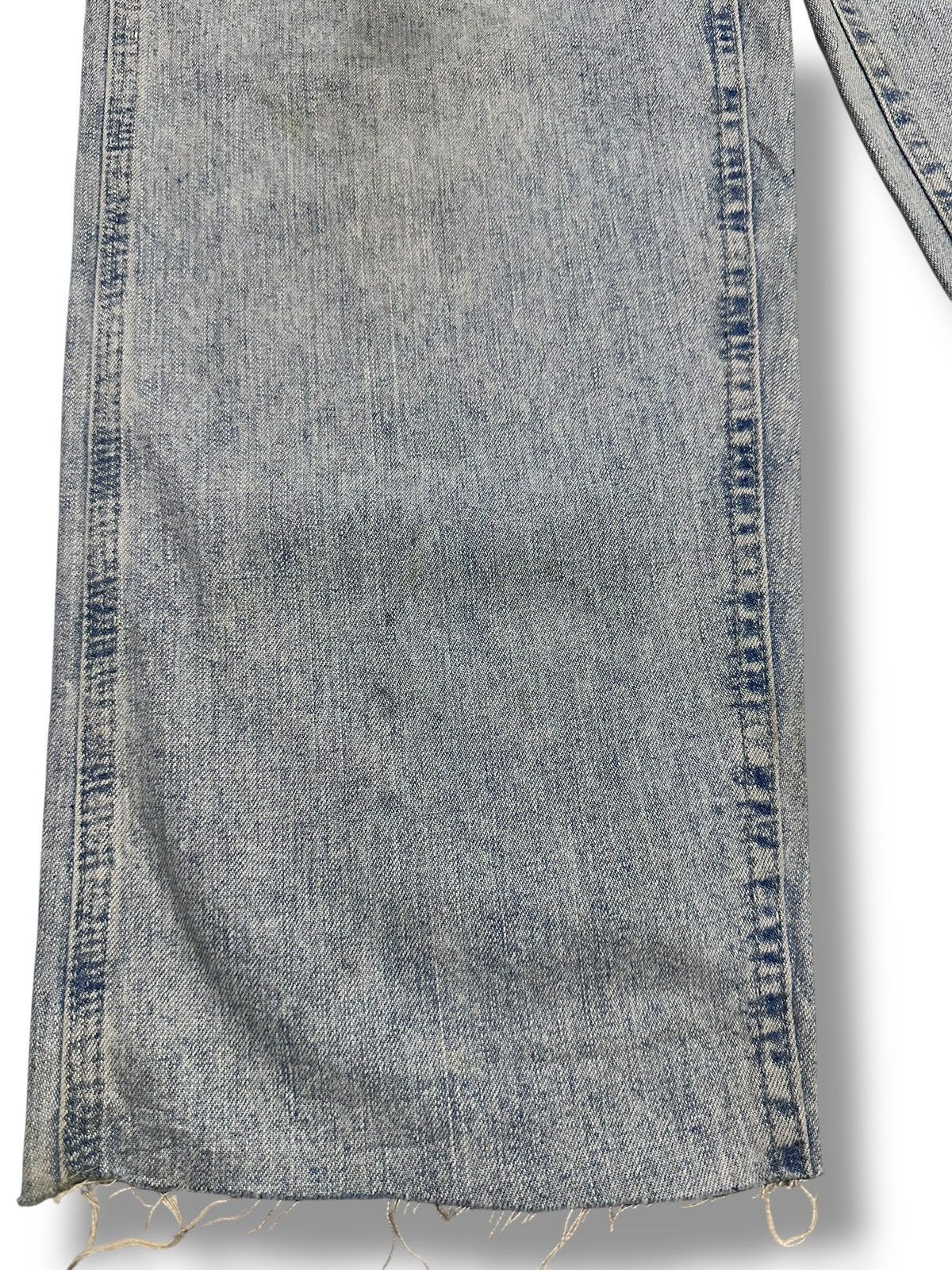 Lee Riveted Lee Baggy Loose Distressed Jeans With Faded Wash Size US 32 / EU 48 - 9 Thumbnail