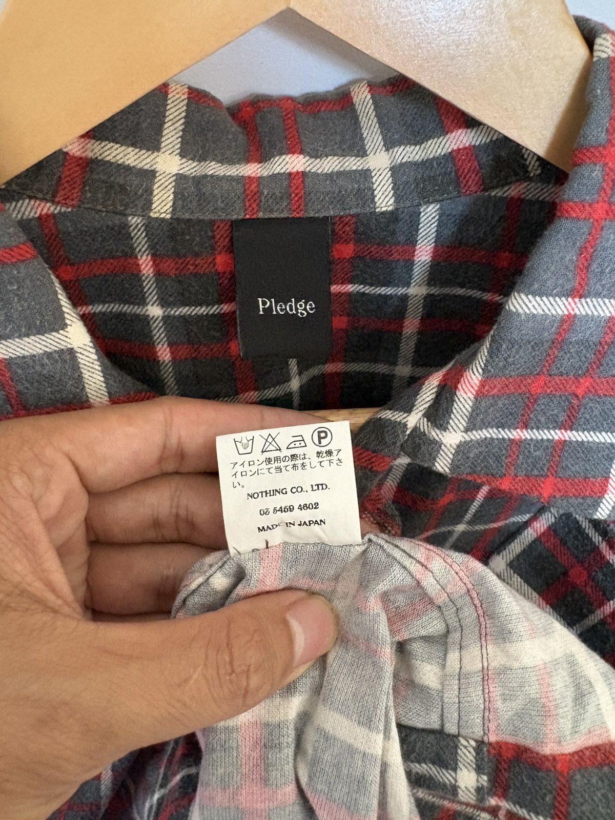 Japanese Brand × Pledge Pledge Plaid Shirt button Size US S / EU 44-46 / 1 - 17 Thumbnail