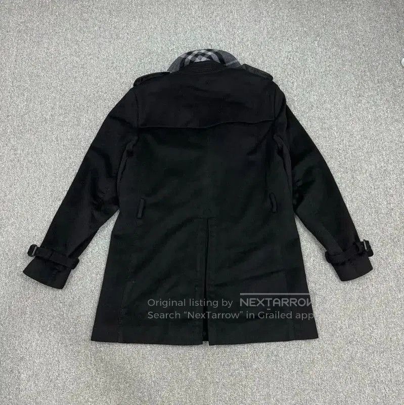 Burberry Burberry Men's Black Wool Trench Coat. Size US XL / EU 56 / 4 - 2 Thumbnail