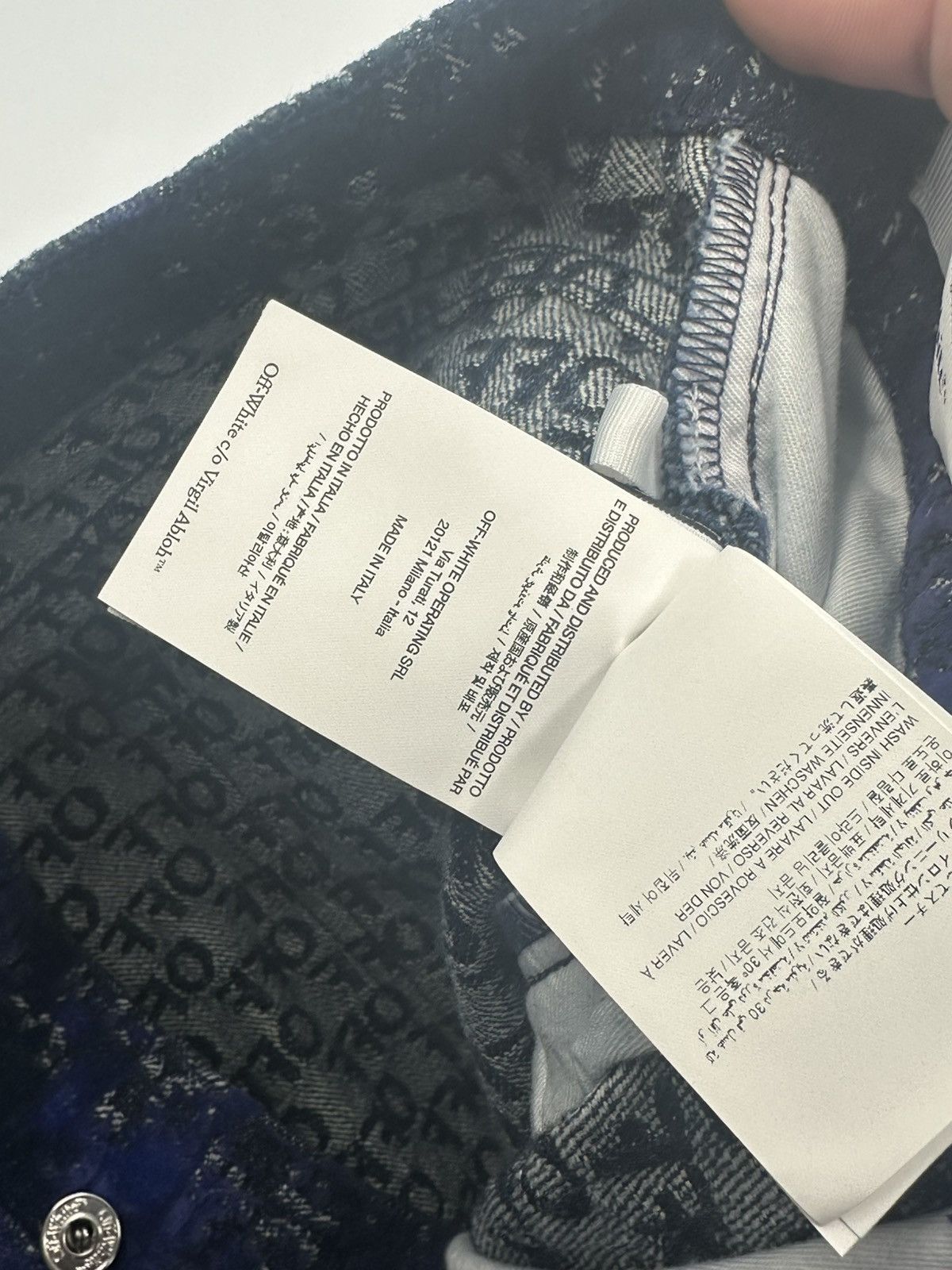 Off-White OFF-WHITE VELVET DENIM JEANS Size US 32 / EU 48 - 12 Thumbnail
