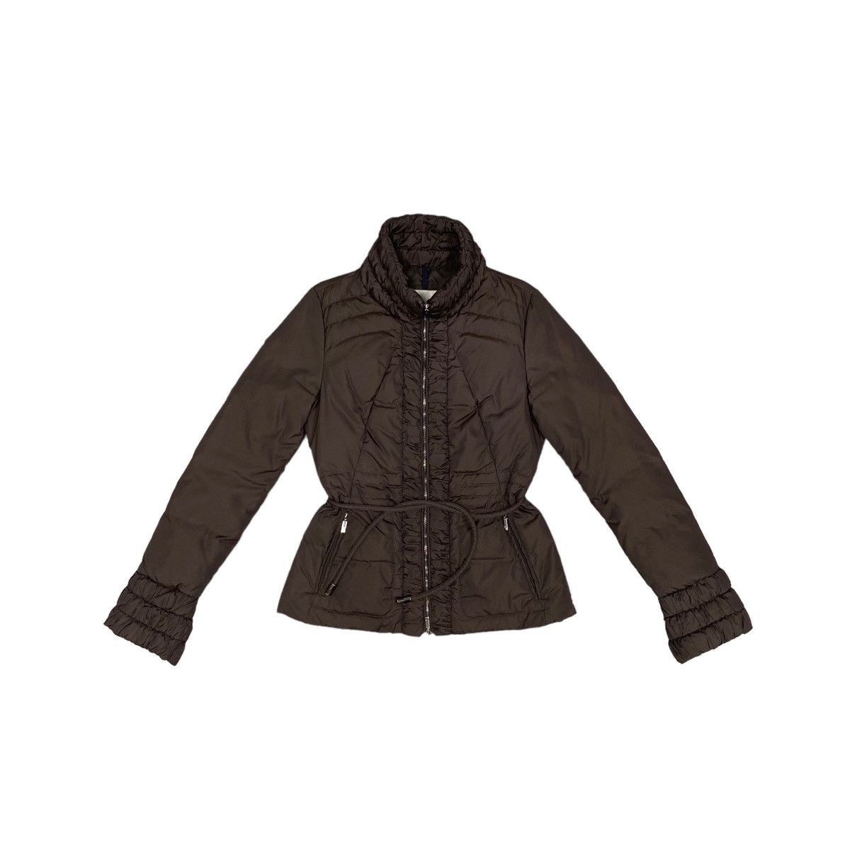 image of Moncler Angeles Women's Puffer Coat Jacket Size 3 in Brown