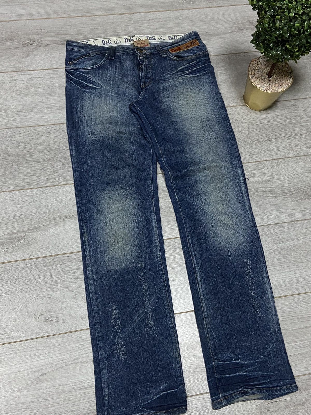 Dolce & Gabbana DOLCE GABBANA vintage denim masters zipper distressed jeans Size US 34 / EU 50 - 5 Thumbnail