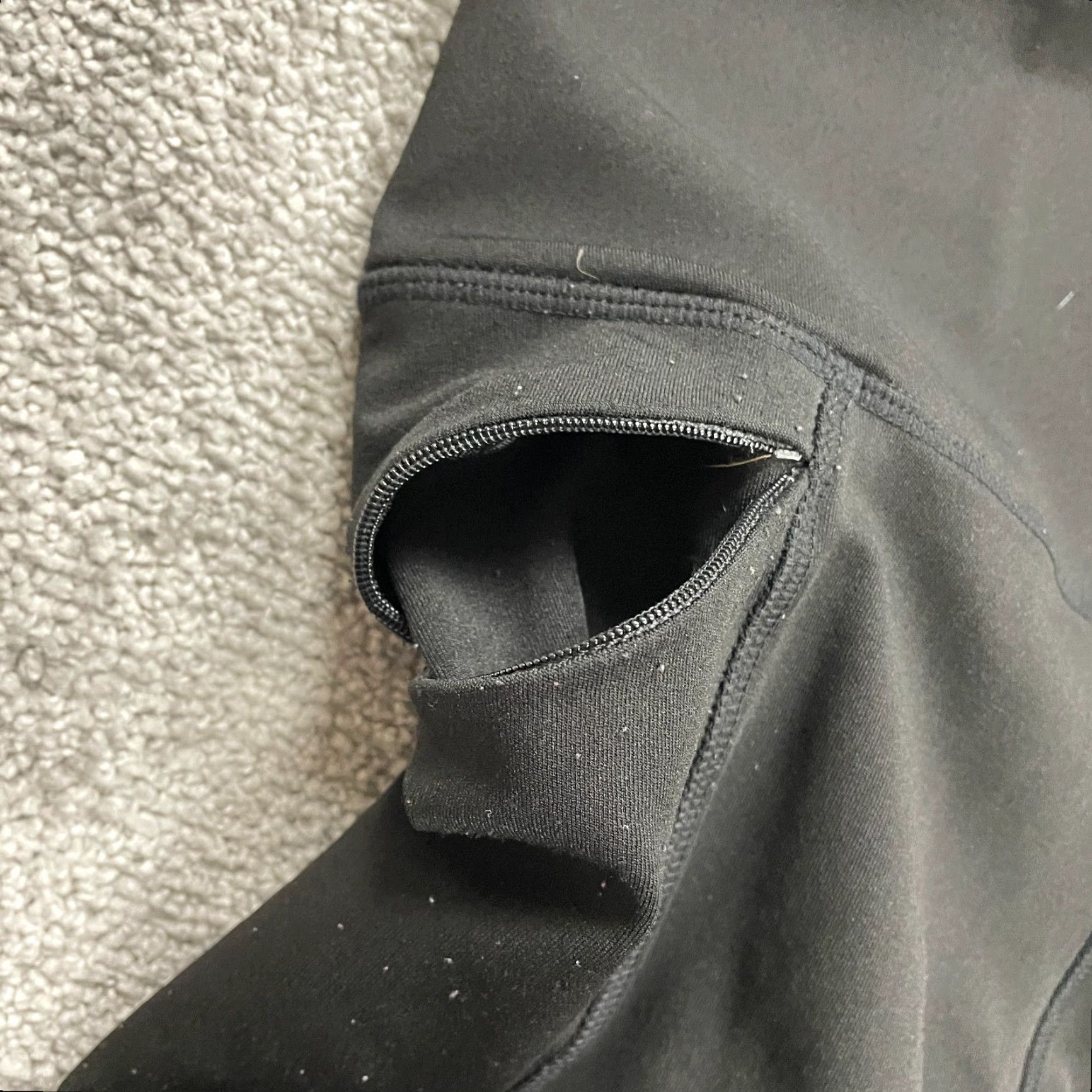 Nicole Miller Nicole Miller Compression Leggings Women Small Black Zip Pockets Active 24x24.5 Athletic Slim Leggings Womens Black 24x24.5 Size 28" / US 6 / IT 42 - 5 Thumbnail