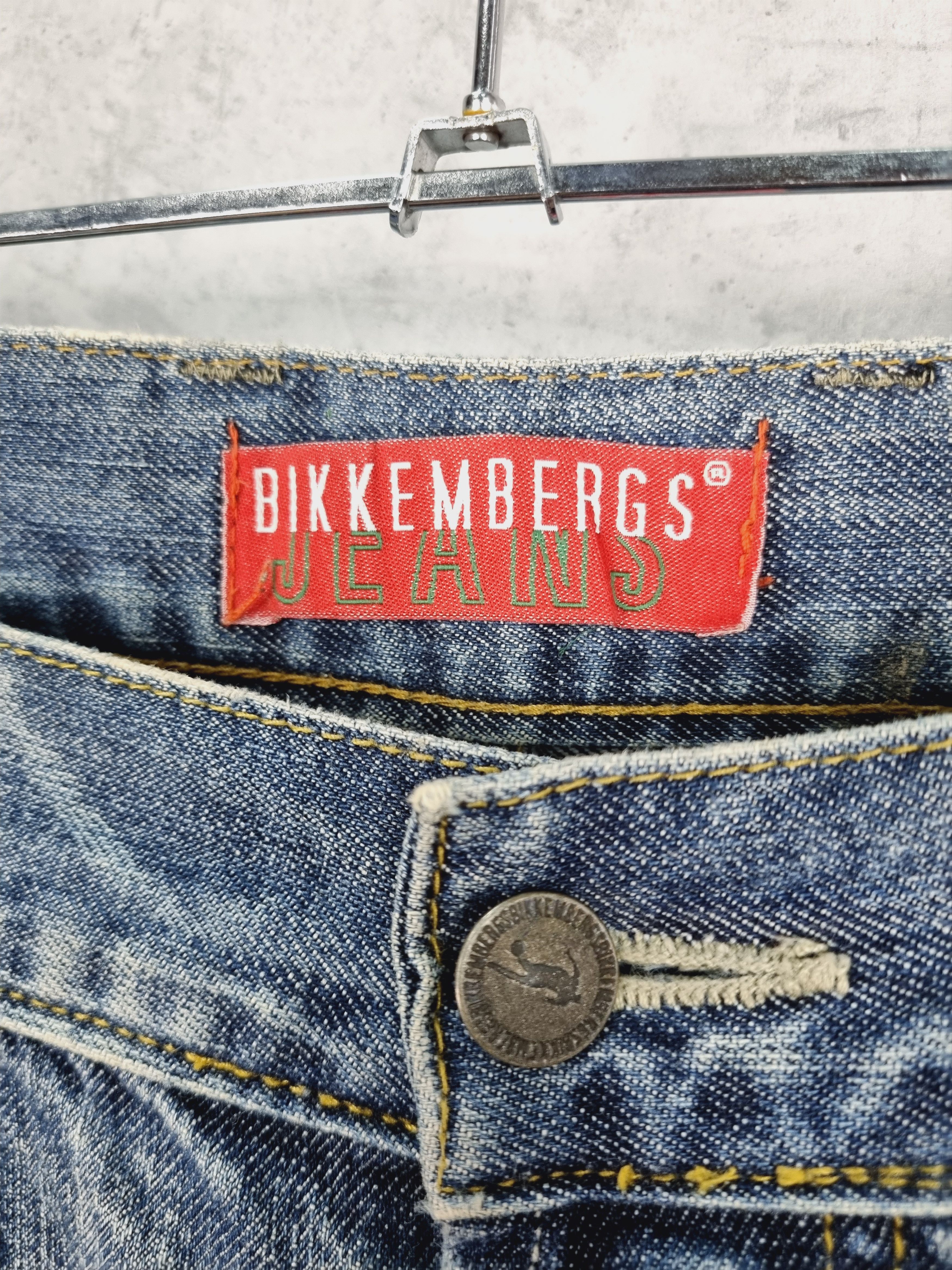 Dirk Bikkembergs × Vintage Bikkembergs Jeans Leather Patch Big Logo Denim Pant Size US 32 / EU 48 - 12 Thumbnail