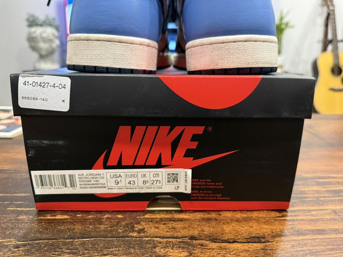 Jordan Brand Nike Jordan 1 High Obsidian 9.5 Size US 9.5 / EU 42-43 - 4 Thumbnail