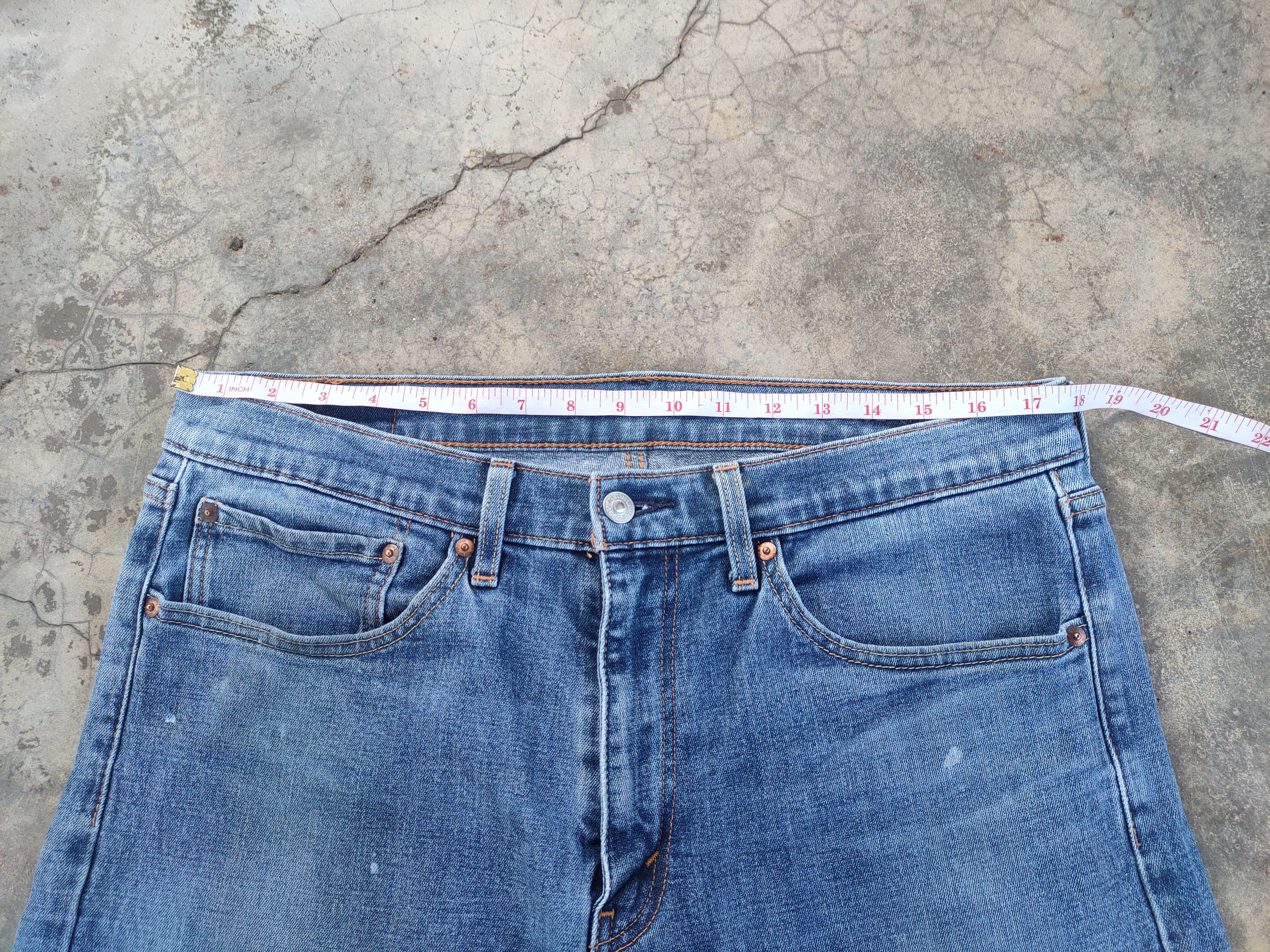 Jean × Levi's LEVI'S 505 DISTRESSED FADED JEANS PANTS Size US 34 / EU 50 - 5 Thumbnail