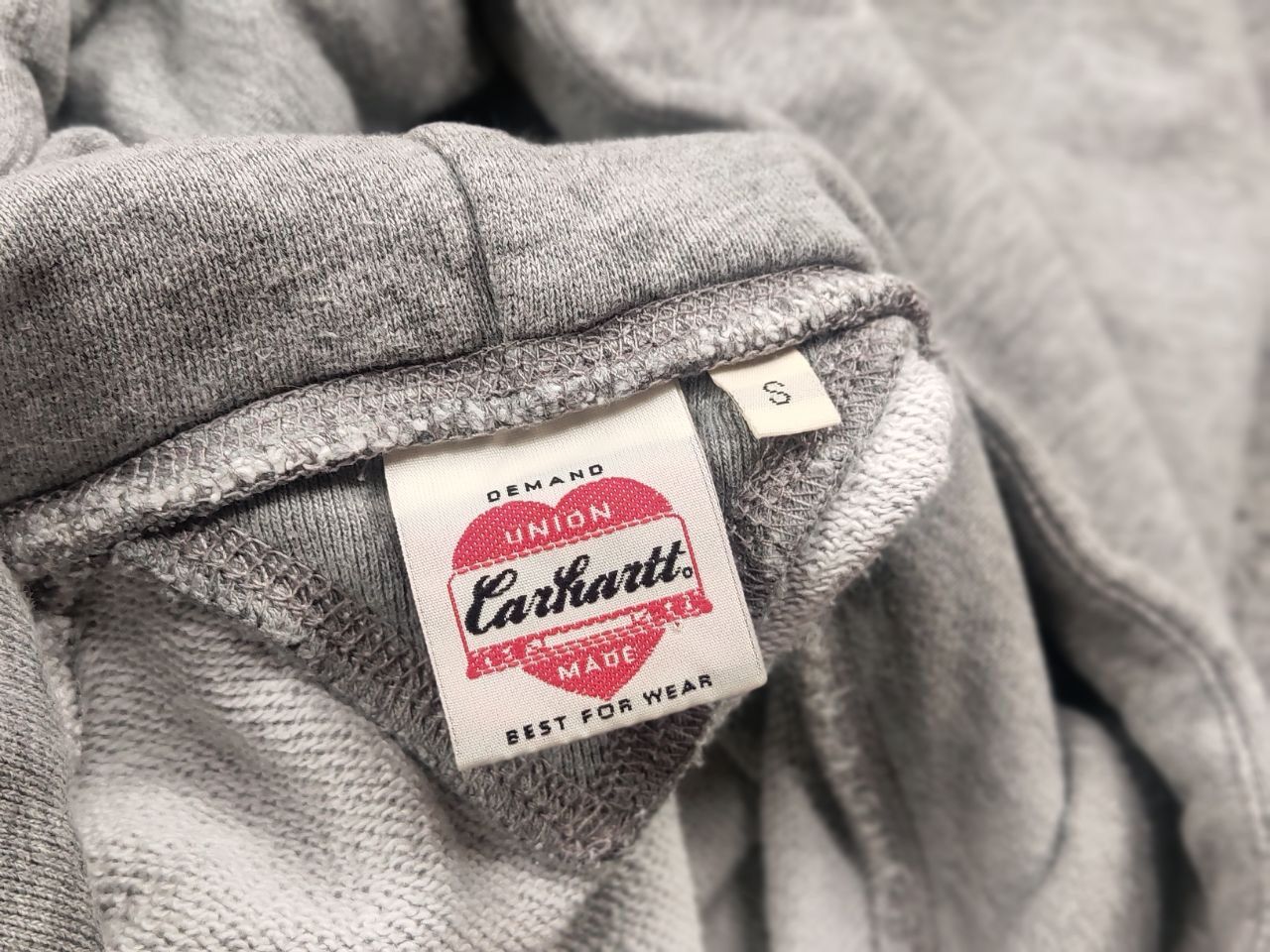 Carhartt Carhartt Union Made Gray Detroit Logo Hoodie Vintage Style Size US S / EU 44-46 / 1 - 13 Thumbnail