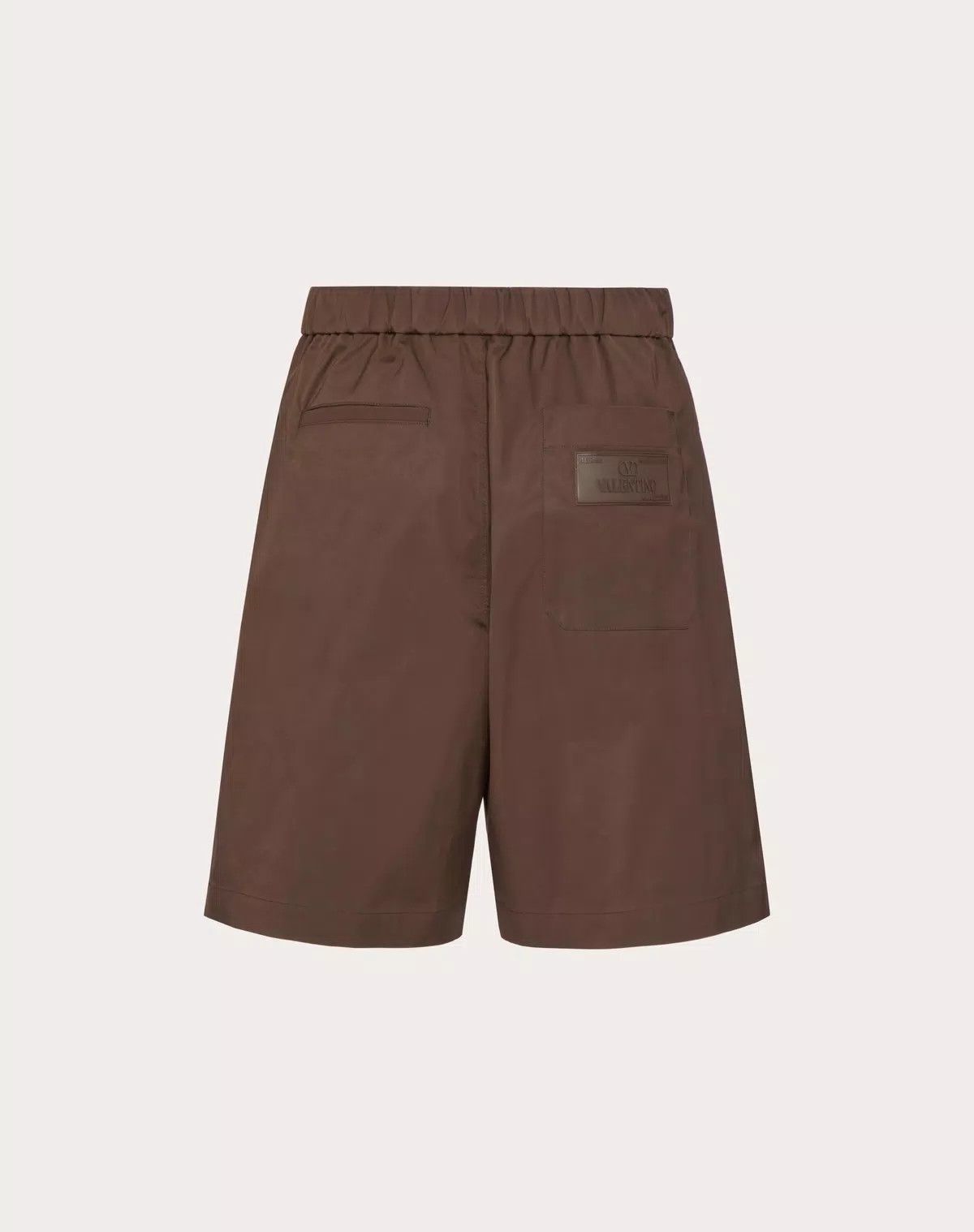 Valentino oc11z0625 Nylon Bermuda Shorts in Brown Size US 30 / EU 46 - 2 Thumbnail