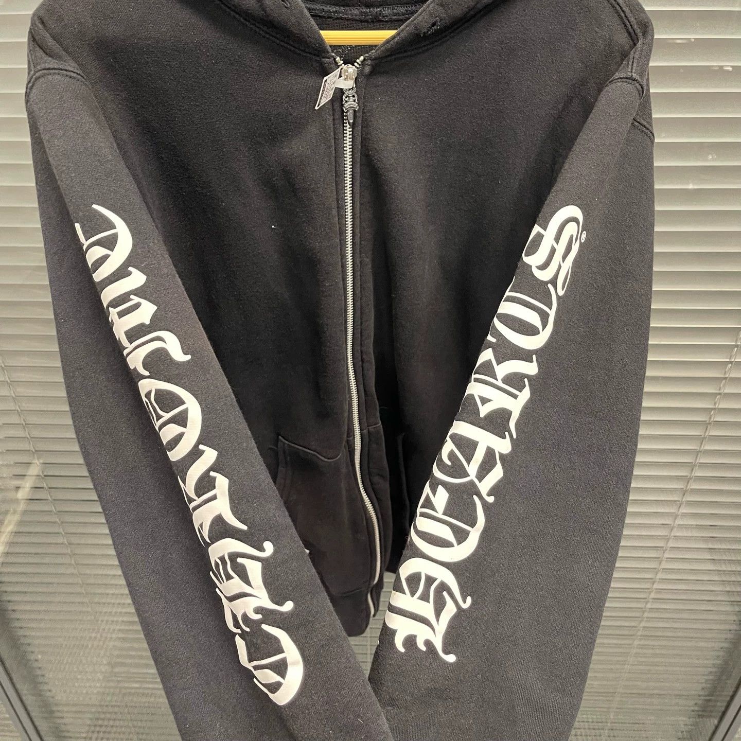 Chrome Hearts Chrome Hearts Horseshoe Script Arm Zip Jacket M Mint Size US M / EU 48-50 / 2 - 3 Thumbnail