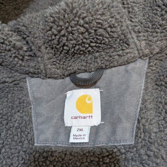 Carhartt Carhartt J284 Multi Pocket Canvas Work Jacket Grey Men 2XL Size US XXL / EU 58 / 5 - 4 Thumbnail
