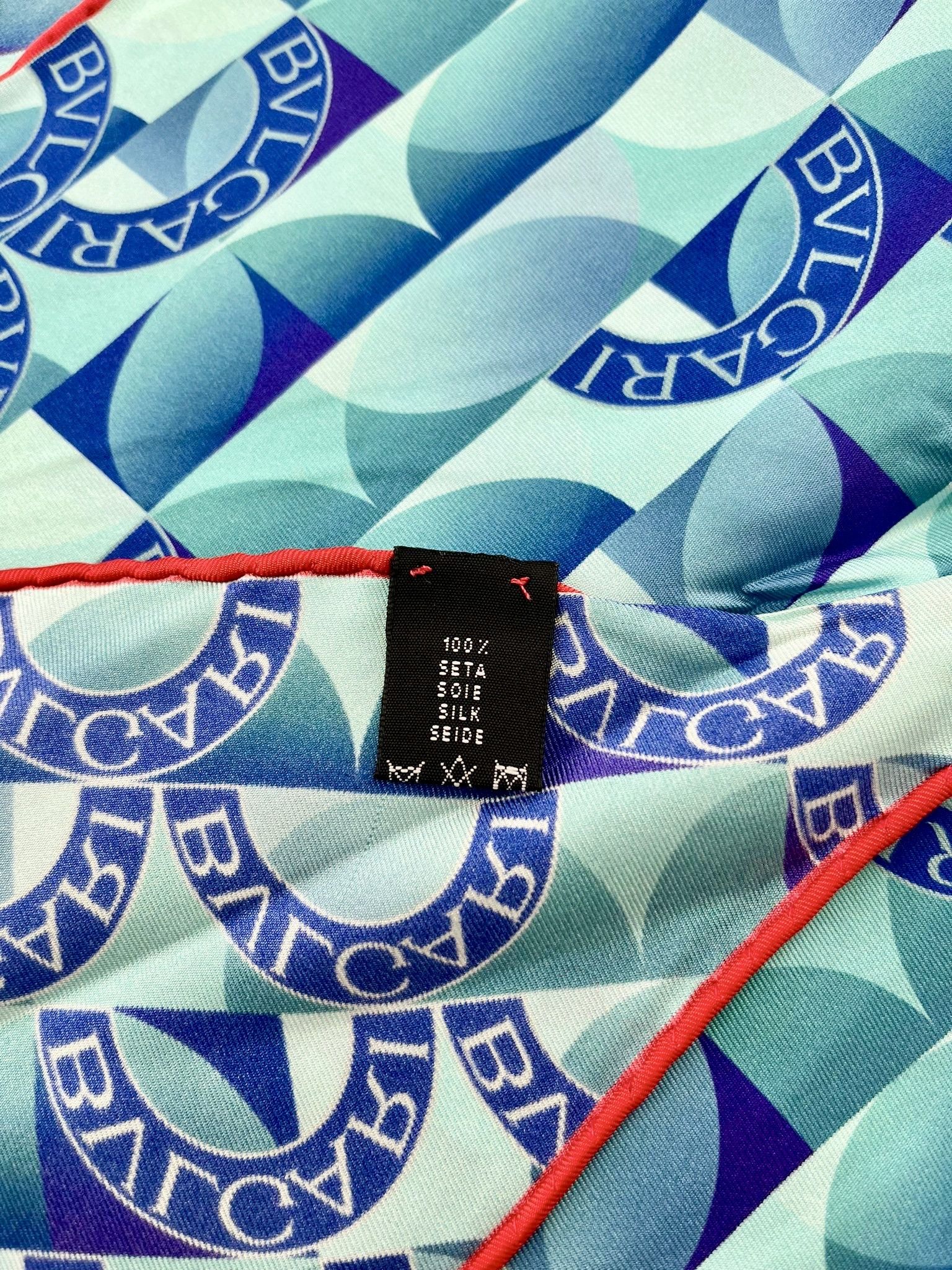 Bvlgari Bvlgari luxury scarf in 100% silk Size ONE SIZE - 2 Thumbnail