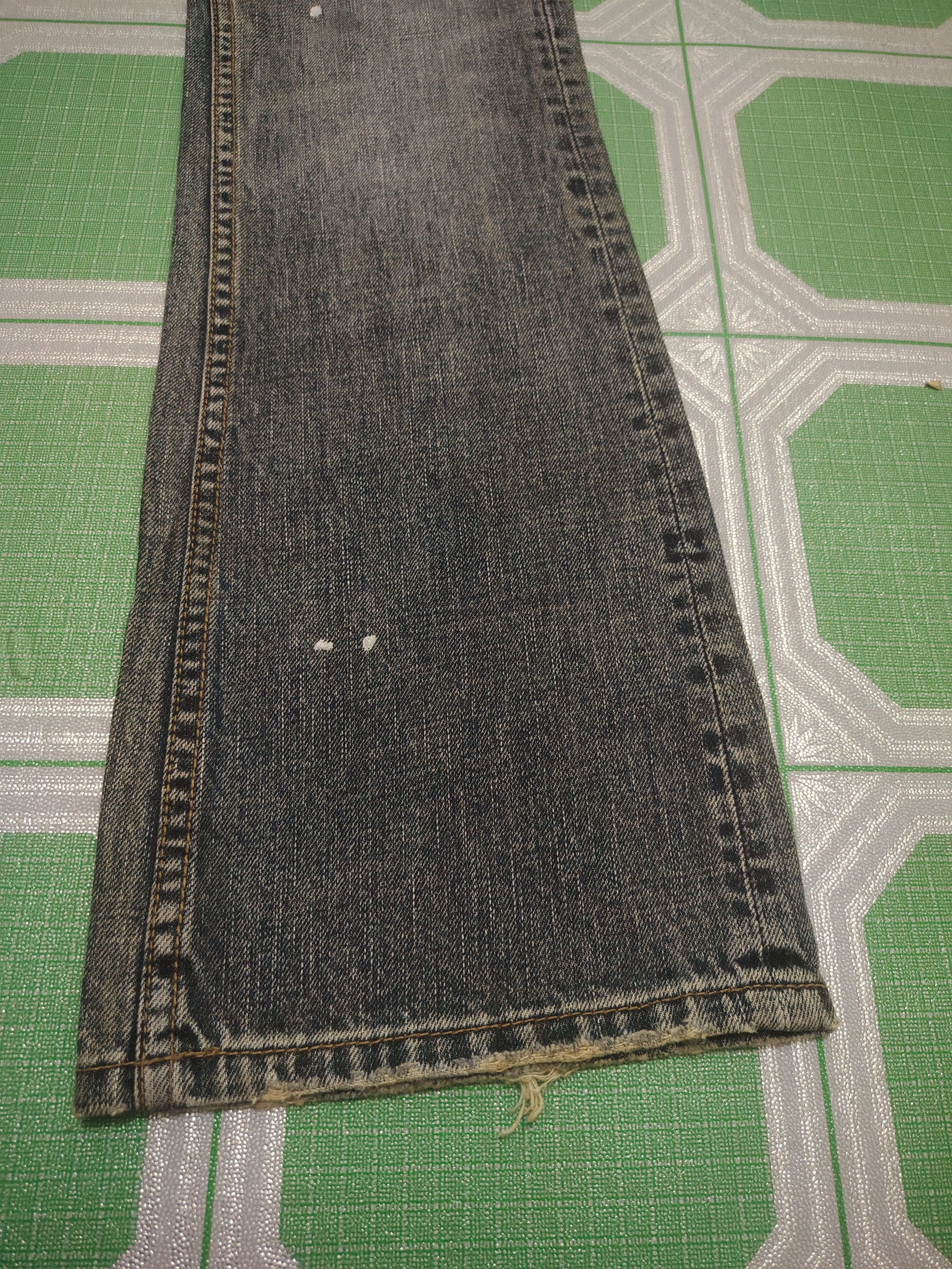 Who Decides War Japanese Back Number Patchwork Boro Flared Jeans Distressed Size US 30 / EU 46 - 6 Thumbnail