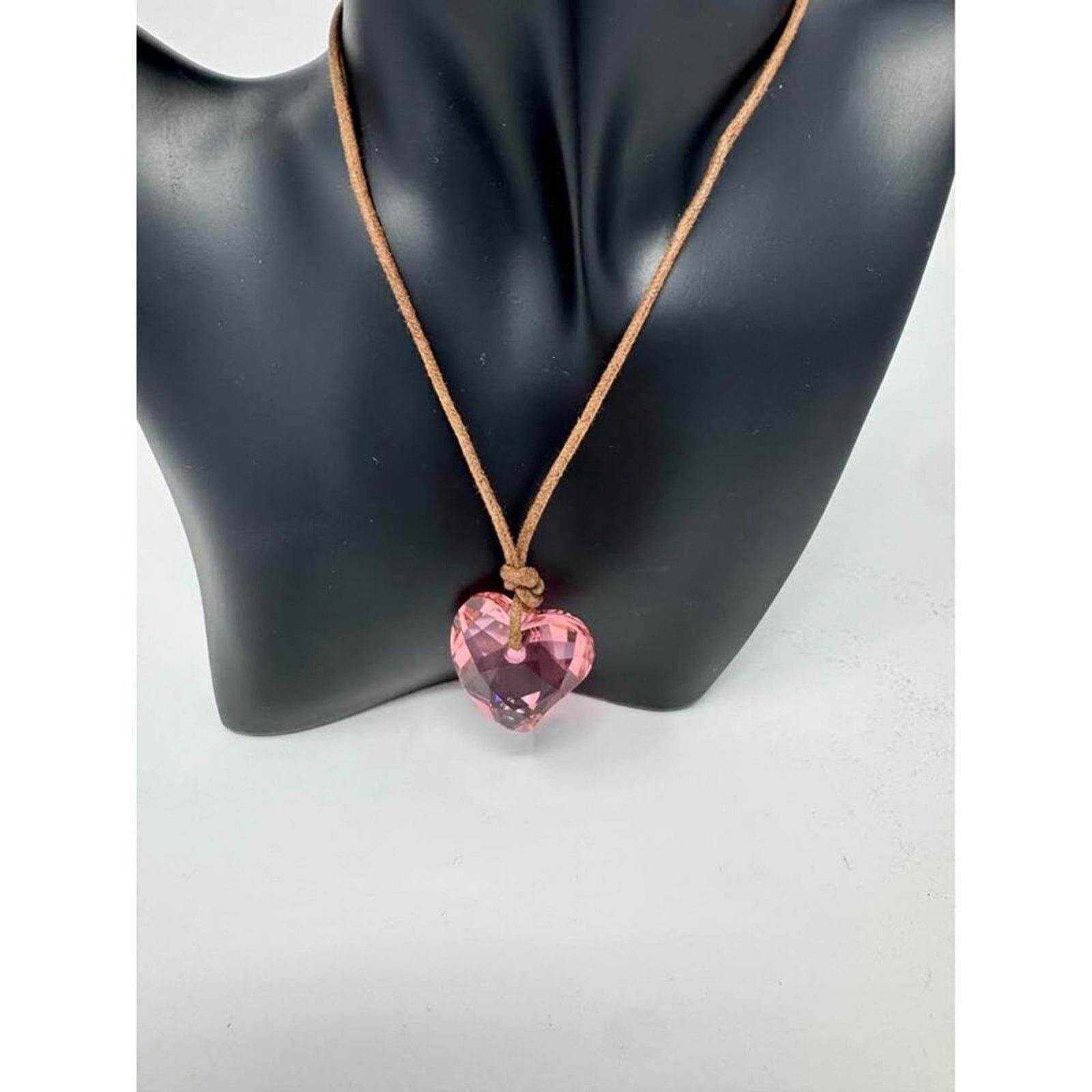 Other Crystal pink heart necklace Size ONE SIZE - 2 Thumbnail