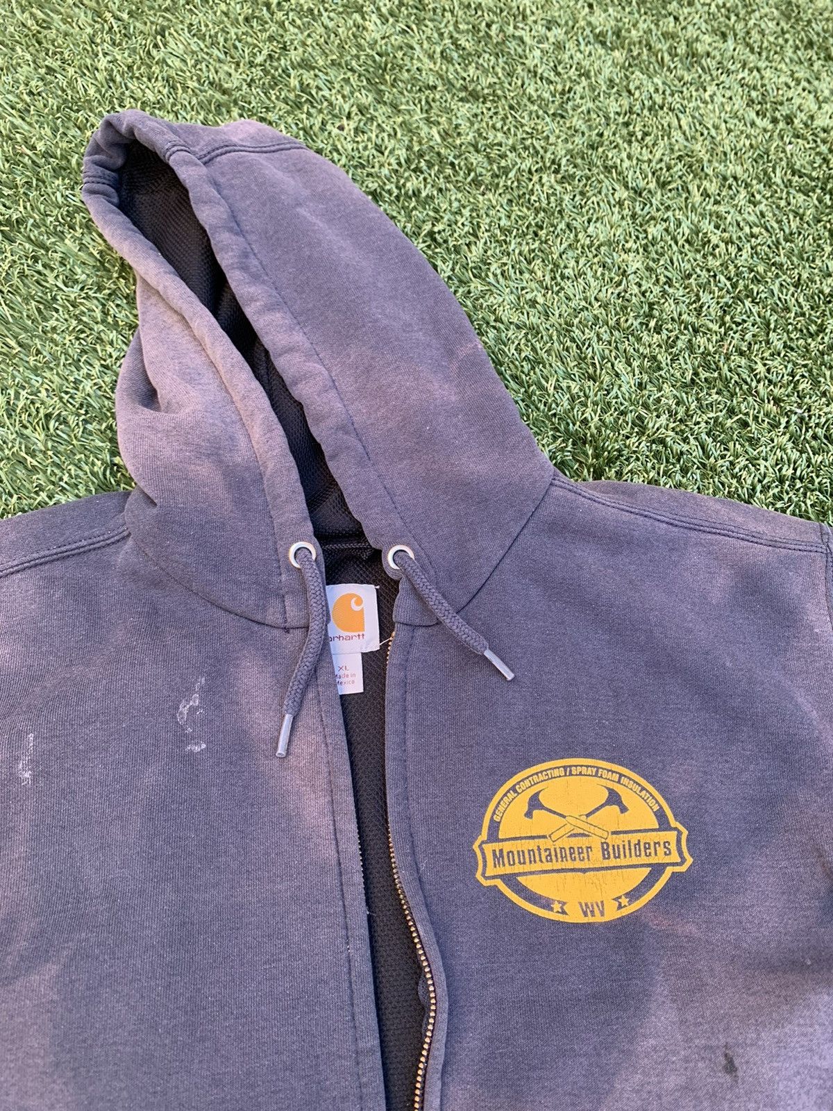 Carhartt × Carhartt Wip × Vintage Distressed Carhartt Baggy Hoodie Size US XL / EU 56 / 4 - 2 Thumbnail