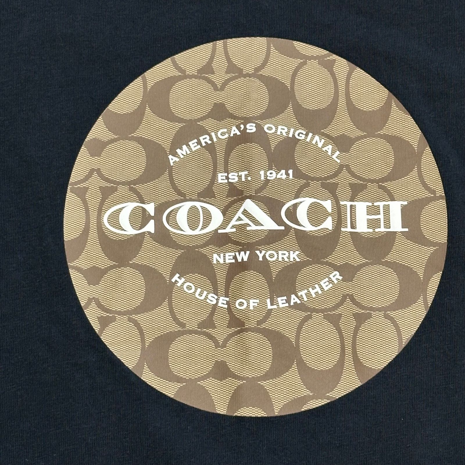 Coach COACH Logo Circle Signature Tee t Shirt Size Large L B22 Size US L / EU 52-54 / 3 - 2 Thumbnail