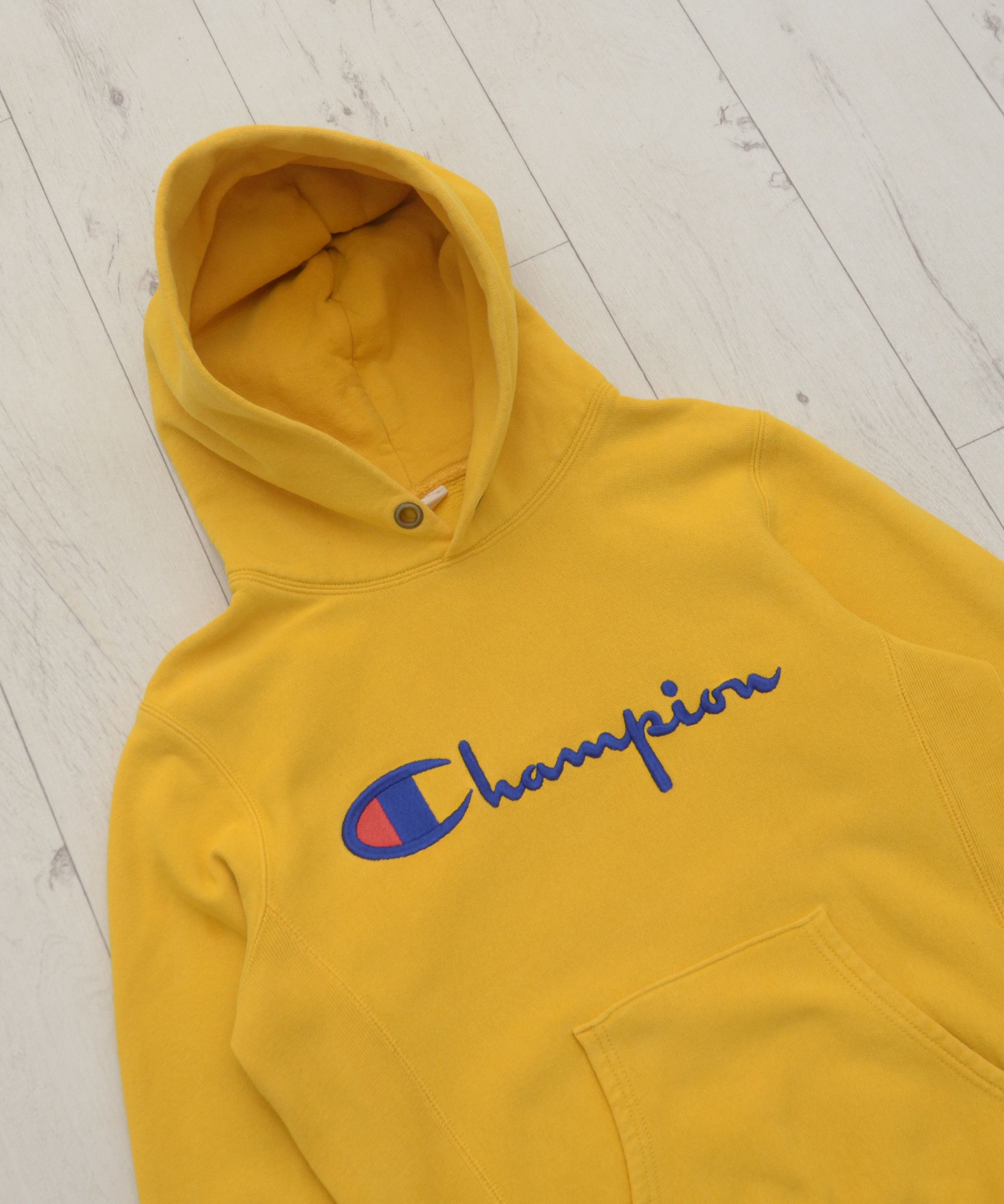 Champion Champion Premium Reverse Weave Big Logo Hoodie yellow UNISEX Size US S / EU 44-46 / 1 - 5 Thumbnail