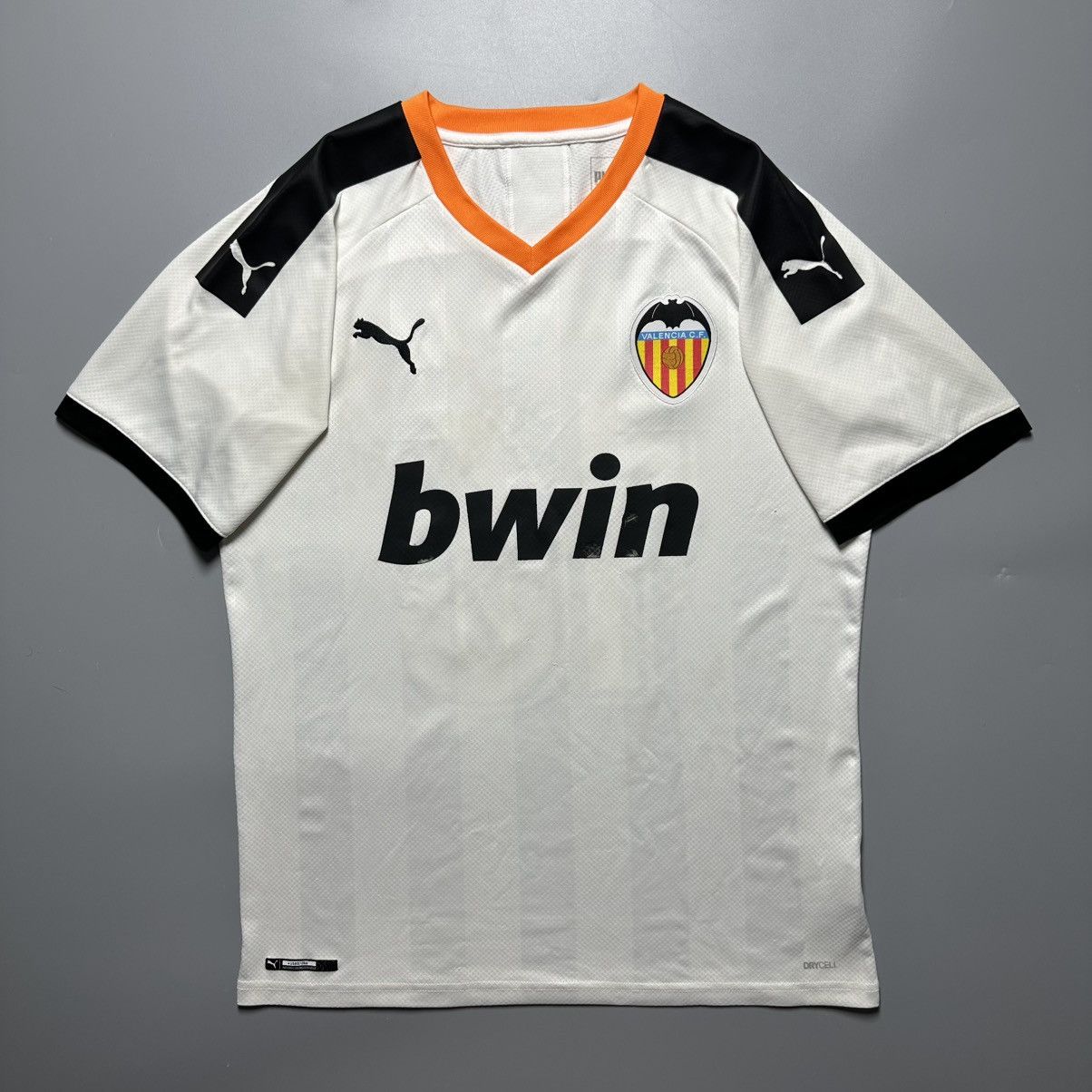 Puma VALENCIA PUMA 2019/2020 FOOTBALL HOME JERSEY #16 KANG IN Size US M / EU 48-50 / 2 - 2 Thumbnail