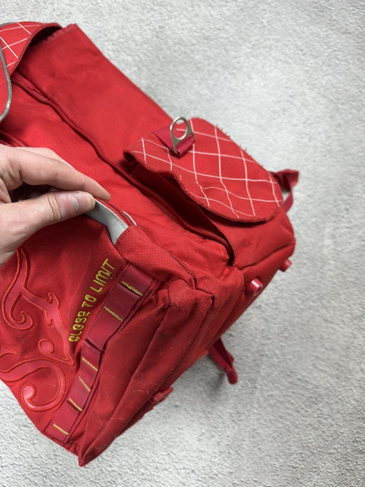 Ferrari Vintage Ferrari SF Logo Backpack Motorcycle Racing Y2K Size ONE SIZE - 10 Thumbnail