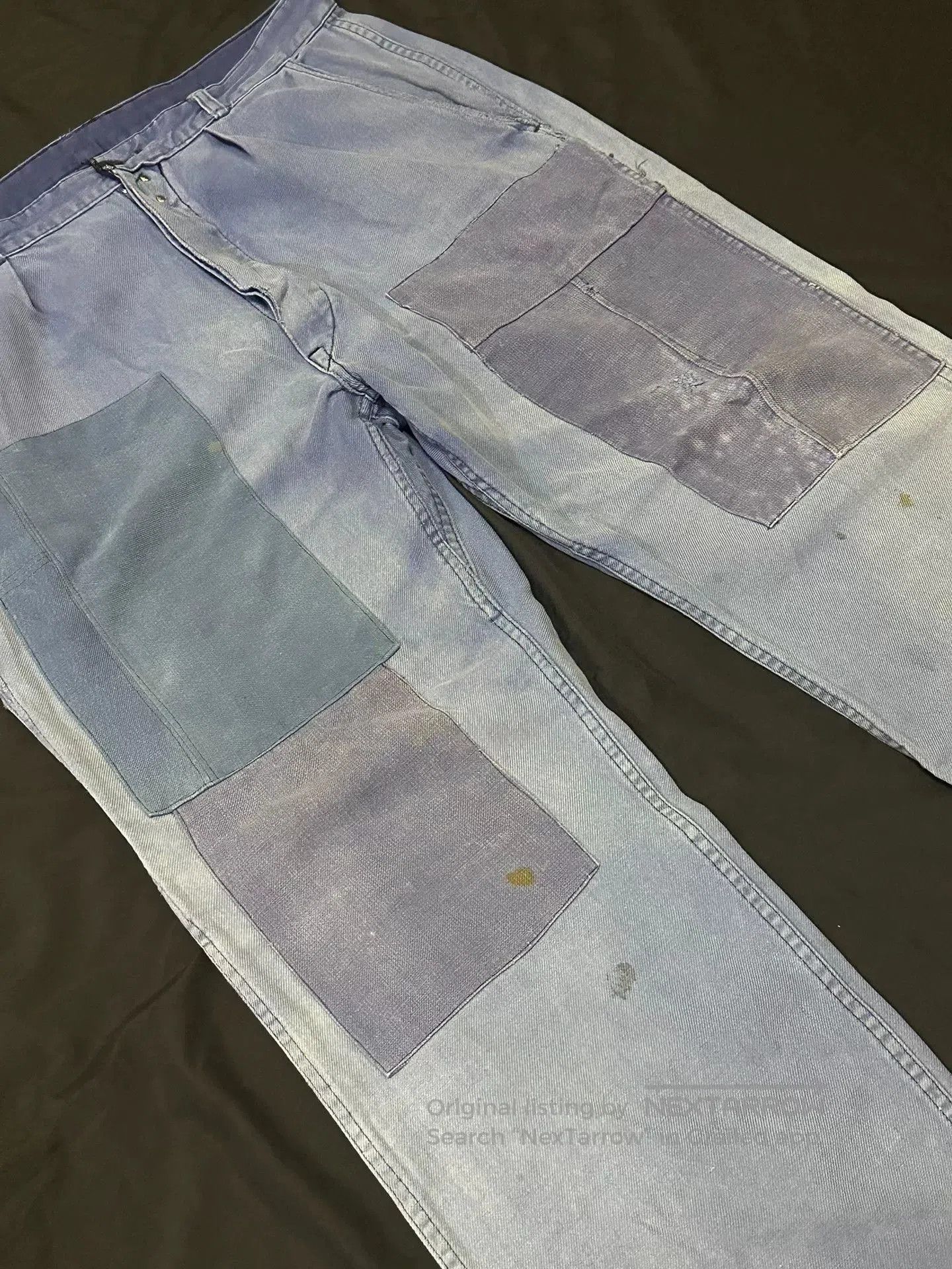 Vintage Vintage 50s French Work Pants. Size US 30 / EU 46 - 3 Thumbnail