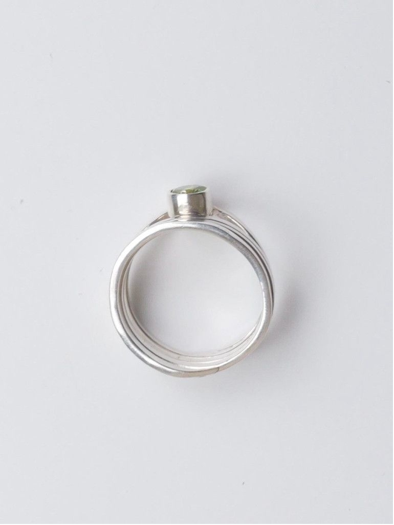 Vintage August birthday sterling silver women’s vintage ring Size ONE SIZE - 7 Thumbnail