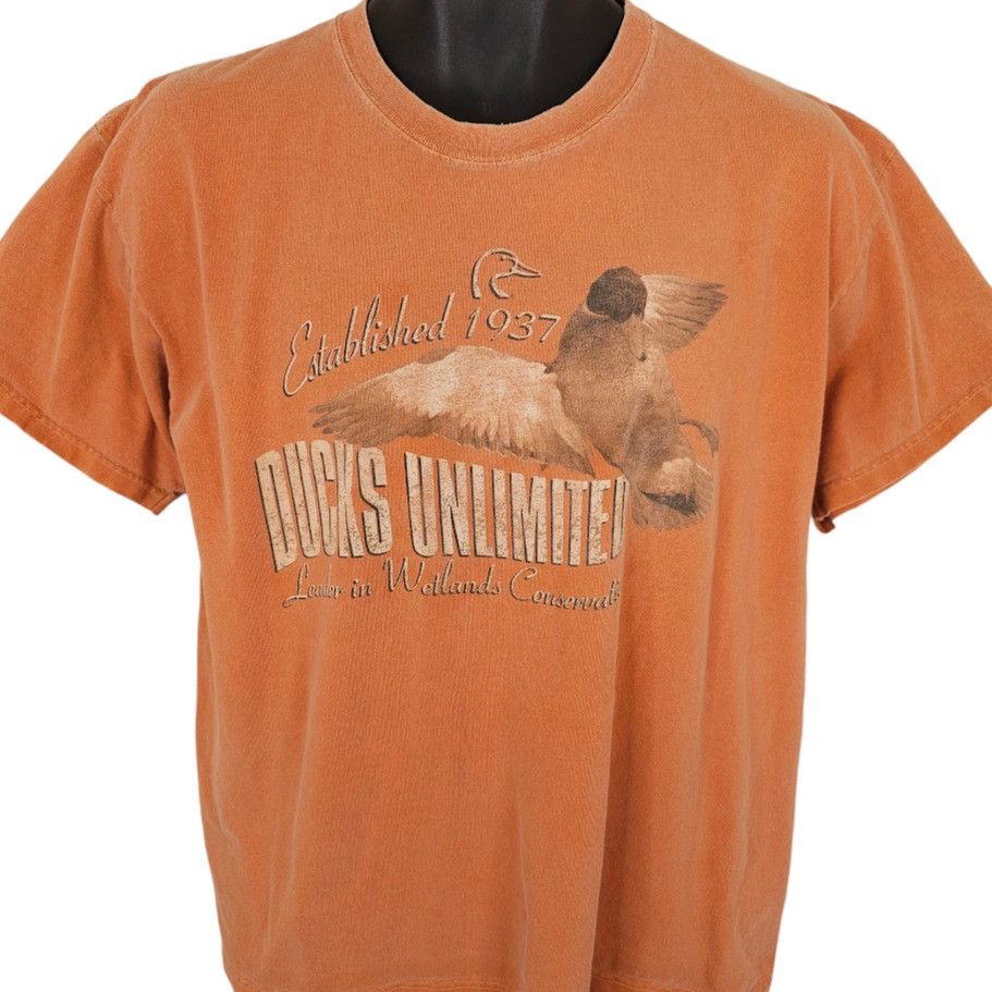 Other Ducks Unlimited T Shirt Mens Size Large Orange Hunting Size US L / EU 52-54 / 3 - 1 Thumbnail