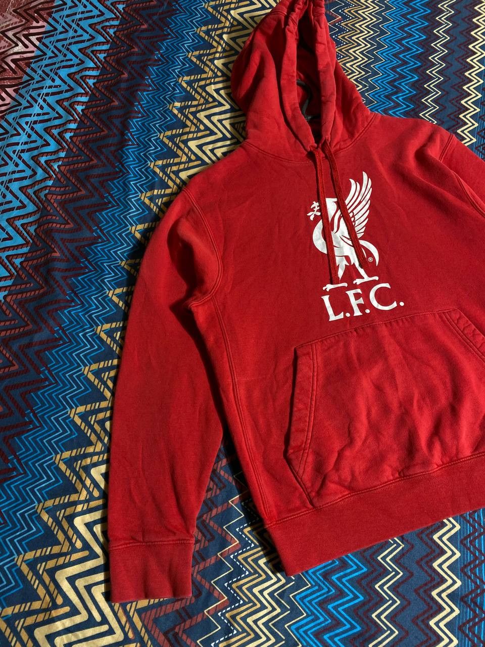 Nike vintage Nike big logo red Sweatshirt L.F.C. hoodie Y2K Size US S / EU 44-46 / 1 - 8 Thumbnail