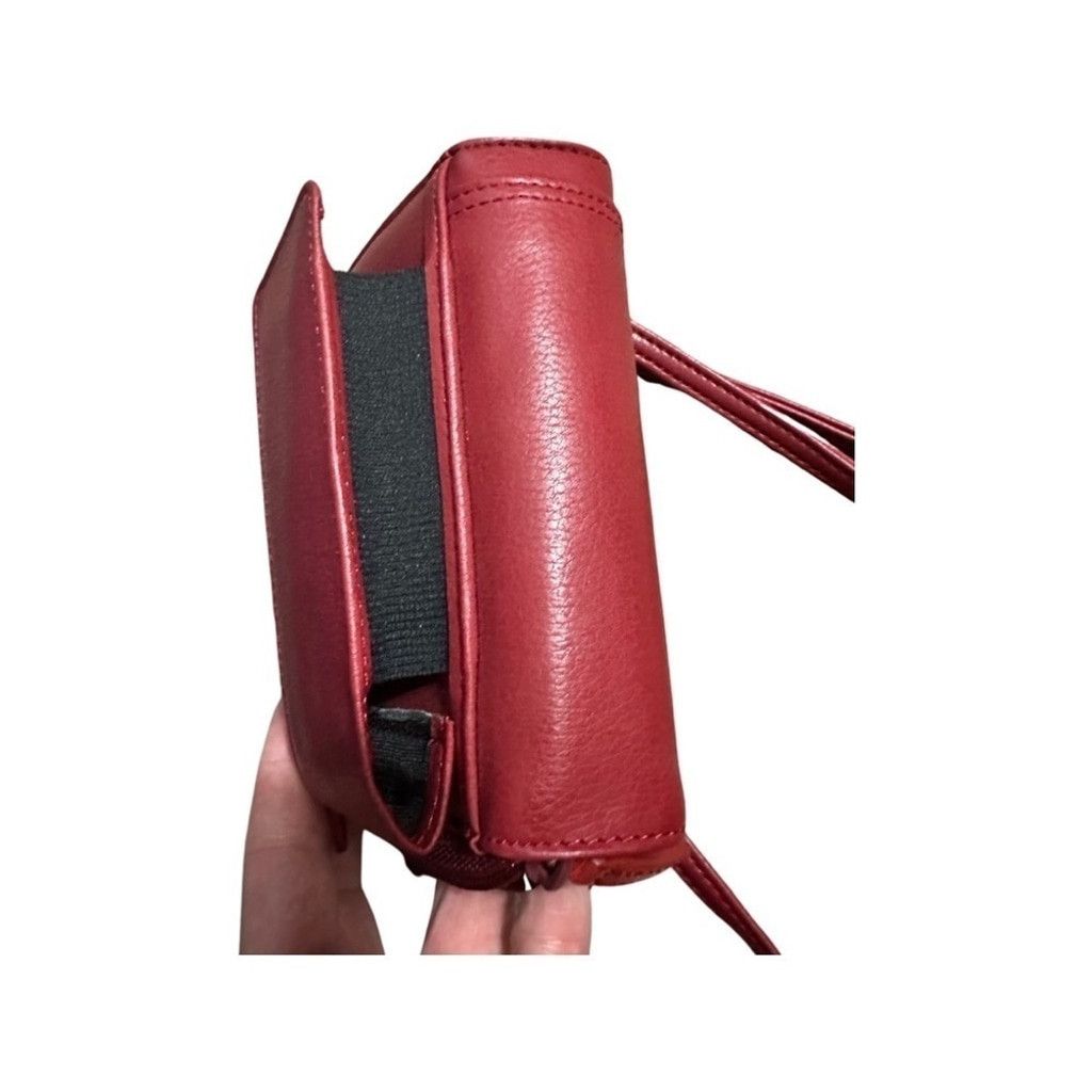 Dockers DOCKERS Genuine Leather Red Crossbody Bag. Size ONE SIZE - 13 Thumbnail