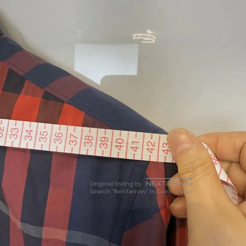 Burberry Burberry Long Sleeve Cotton Plaid Shirt. Size US M / EU 48-50 / 2 - 6 Thumbnail