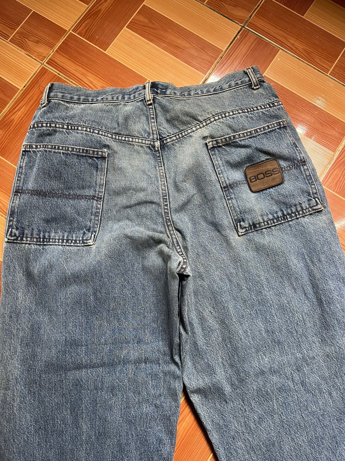 Vintage Baggy jeans BOSS denim Size US 36 / EU 52 - 5 Thumbnail