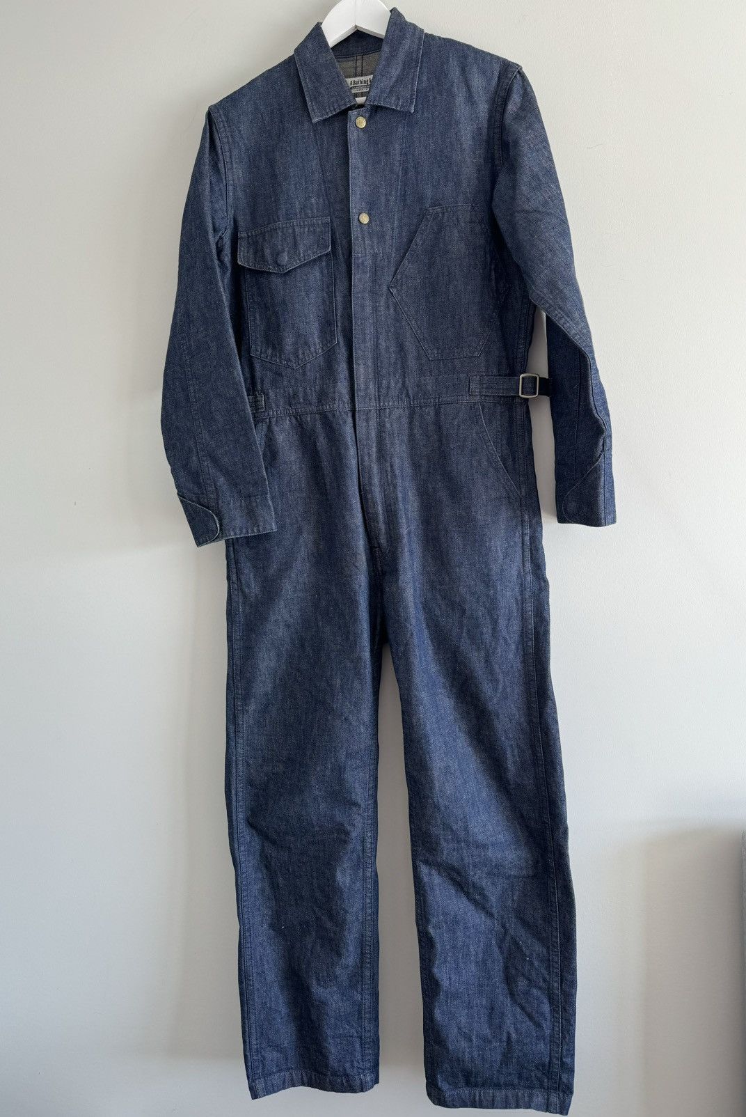 Nigo Bape Sta Denim Coveralls Jumpsuit Size US 30 / EU 46 - 4 Thumbnail
