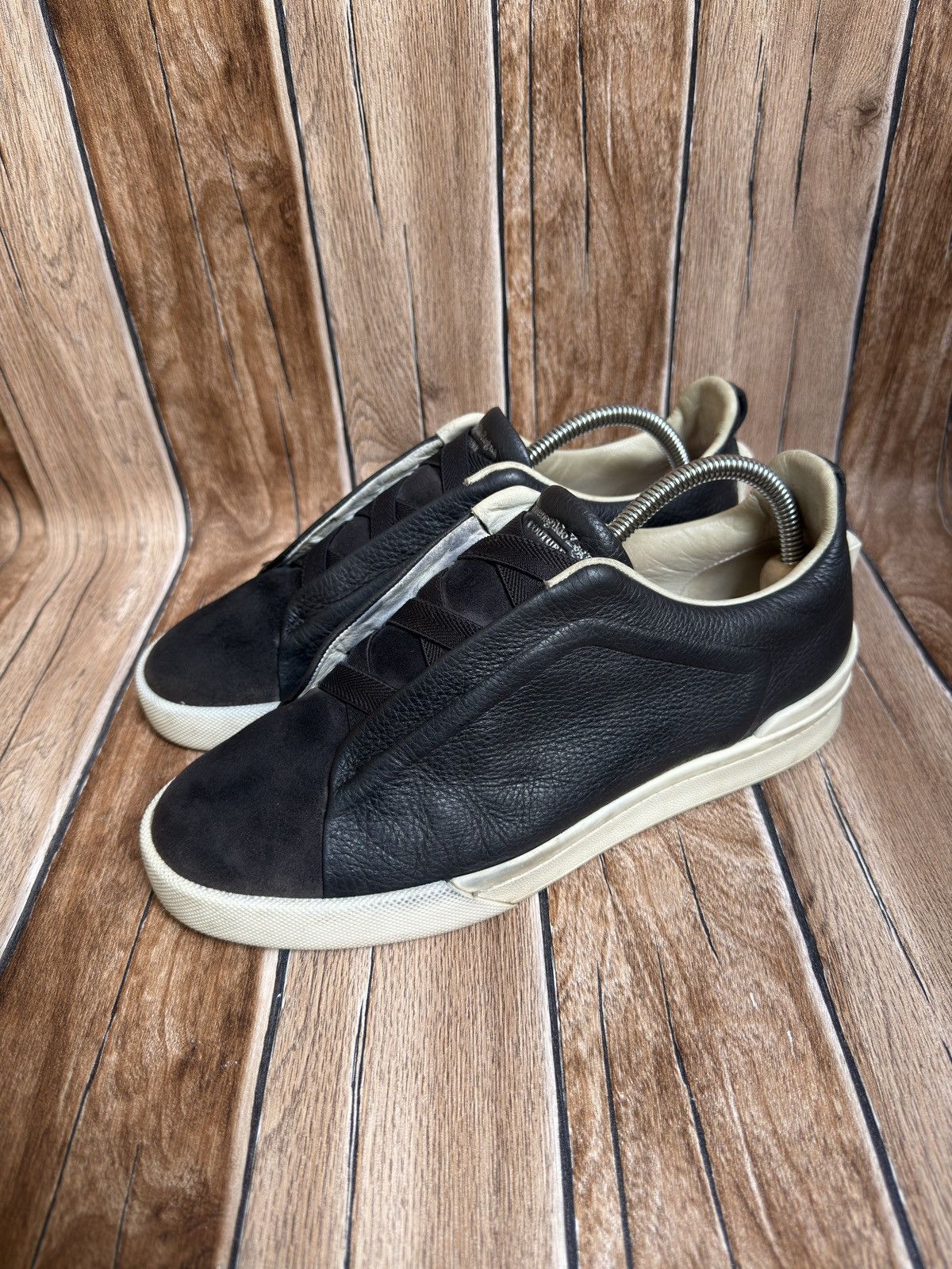 Ermenegildo Zegna Suede triplestitch trainers Size US 7 / EU 40 - 1 Thumbnail