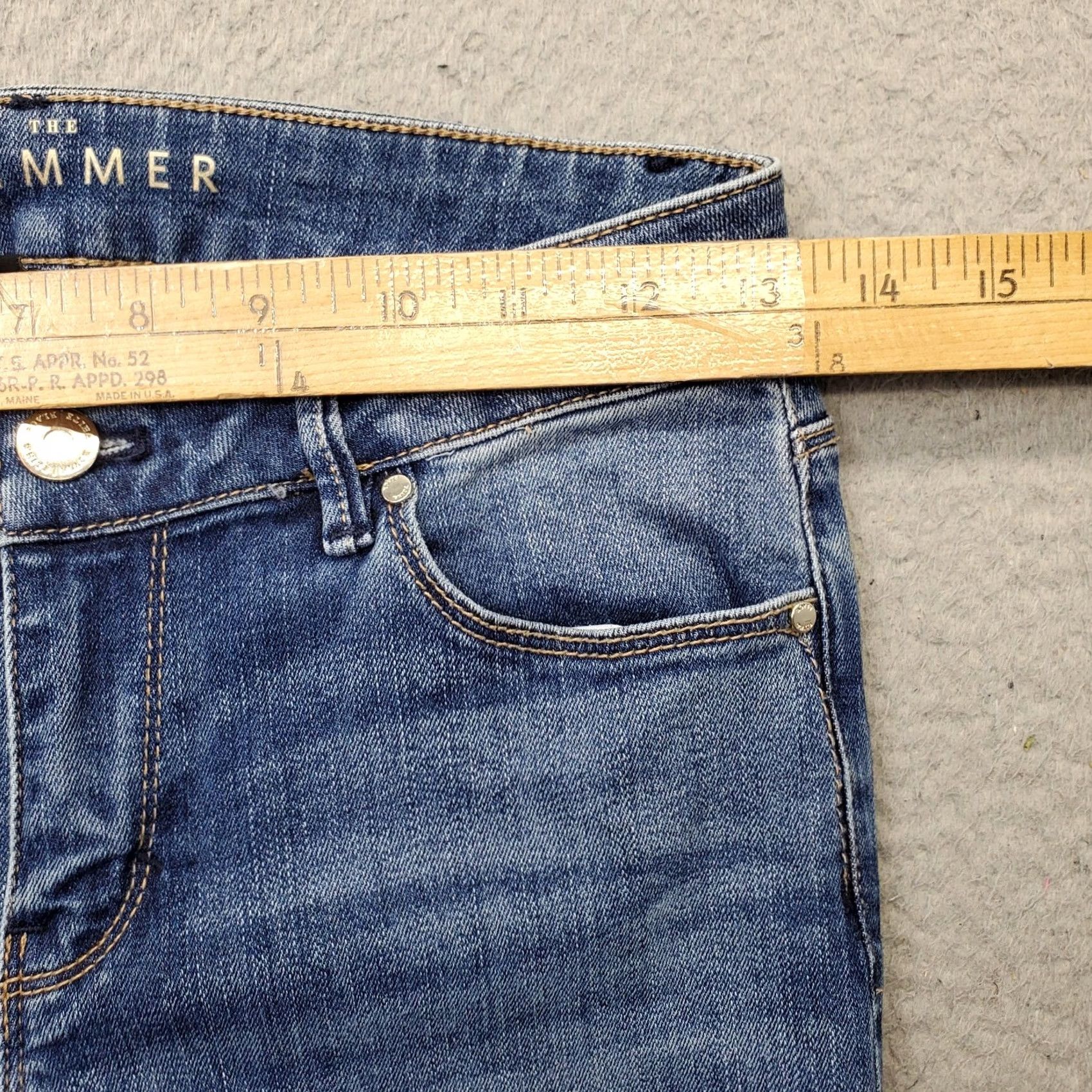 White House Black Market White House Black Market The Skimmer Jeans Womens Blue Denim Faded Streetwear 0 XS? Size 25" / US 0 / IT 36 - 6 Thumbnail