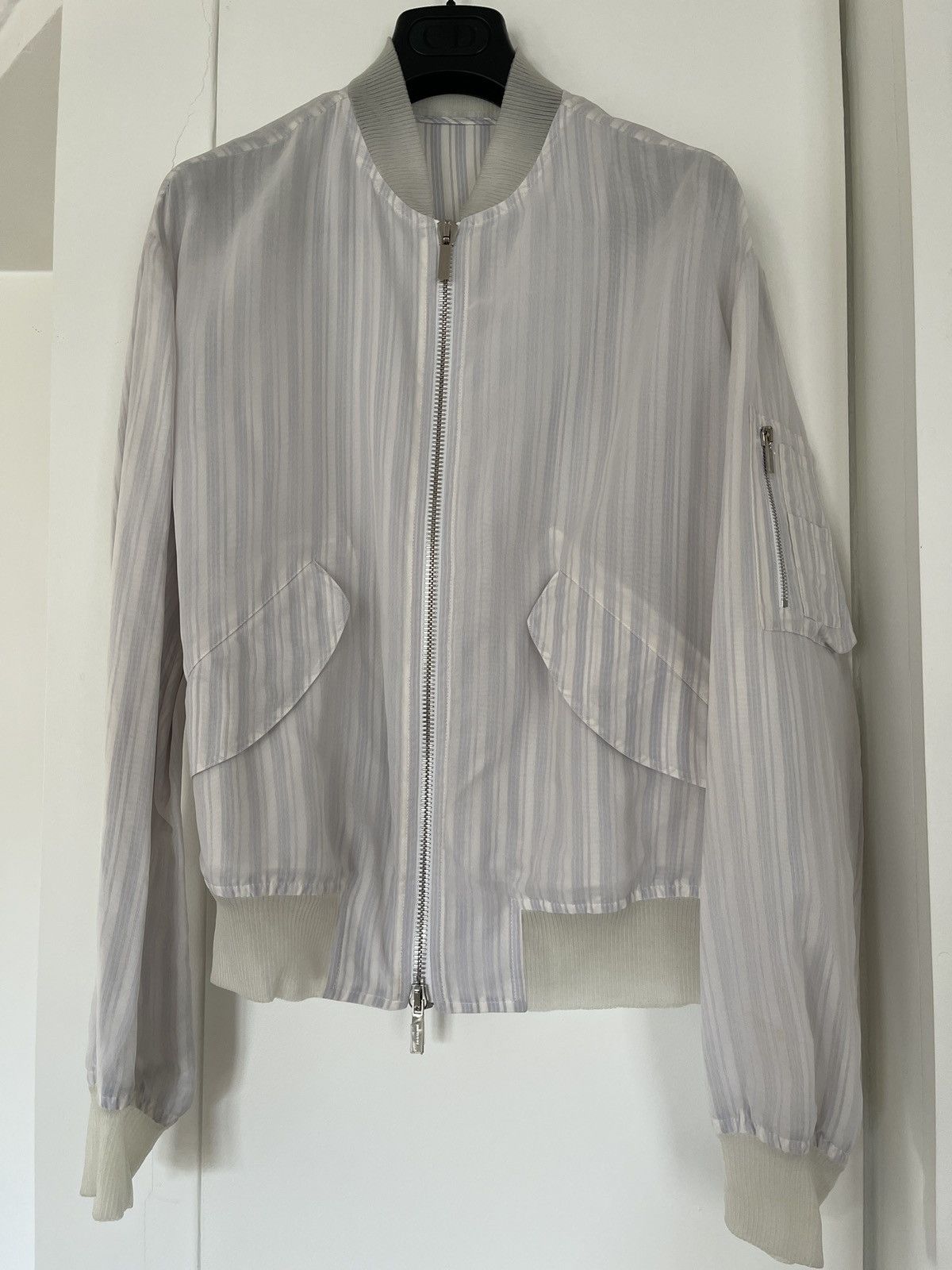 Dior Dior organza silk men’s SS19 bomber jacket Size US S / EU 44-46 / 1 - 3 Thumbnail