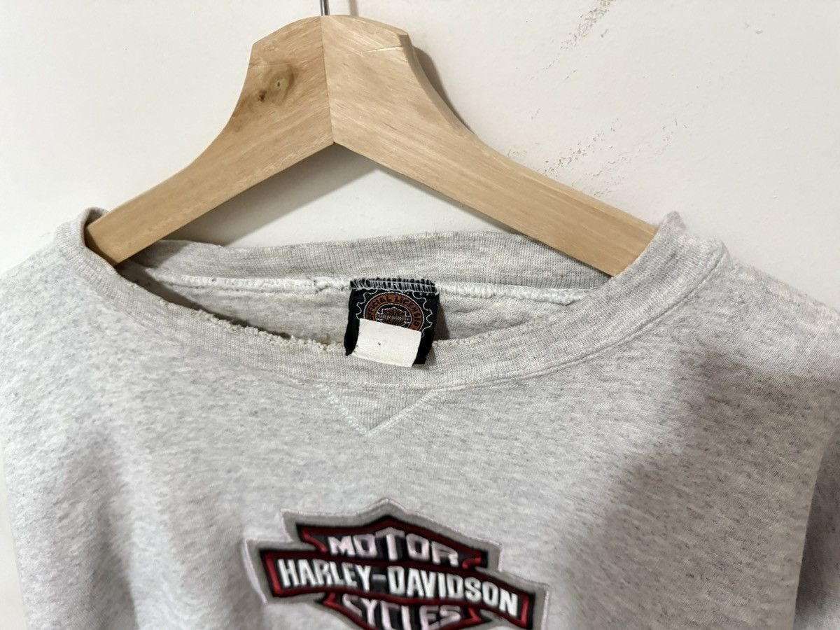 Harley Davidson Vintage 90s Distressed Harley Davidson Chunky Sweatshirt Size US XL / EU 56 / 4 - 10 Thumbnail