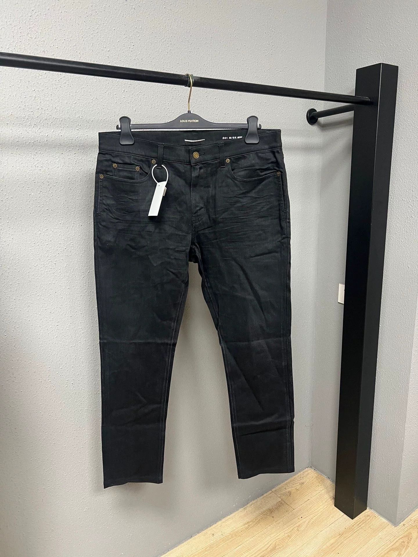 Saint Laurent Paris SLP Black Jeans Size US 34 / EU 50 - 1 Thumbnail