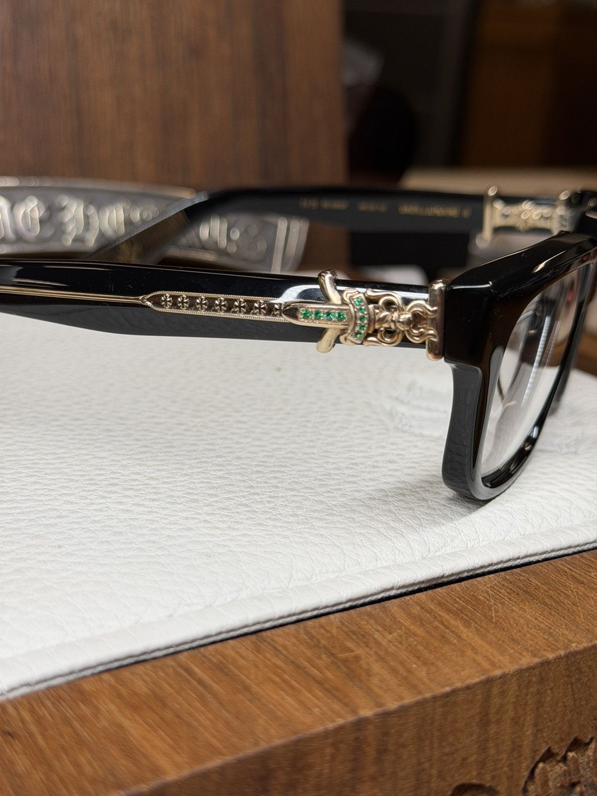 Chrome Hearts Chrome Hearts Vagillionaire II Green Emerald Size ONE SIZE - 1 Thumbnail
