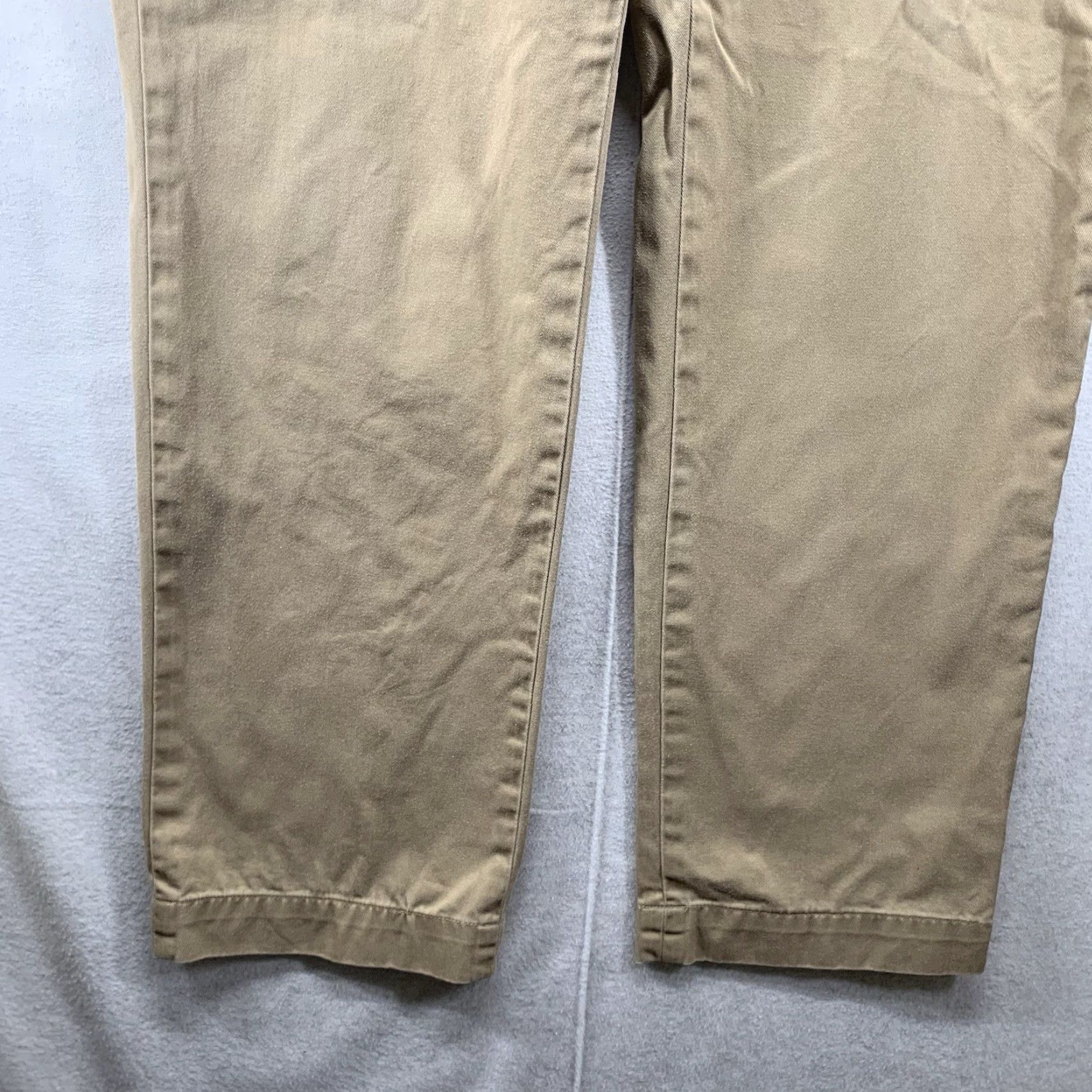 Polo Ralph Lauren Polo Ralph Lauren Bedford Chino Pants Classic Fit Cotton Twill Beige 35x31 Men's Regular Straight Front Pockets Button Zip Size US XS / EU 42 / 0 - 6 Thumbnail