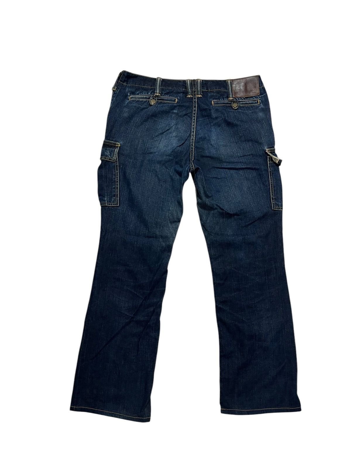 Japanese Brand × TMT × Vintage TMT JAPANESE BRAND DENIM CARGO JEANS Size US 34 / EU 50 - 3 Thumbnail